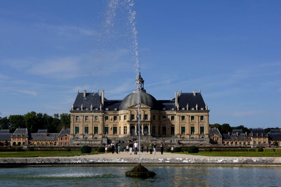 Vaux le vicomte jet eau