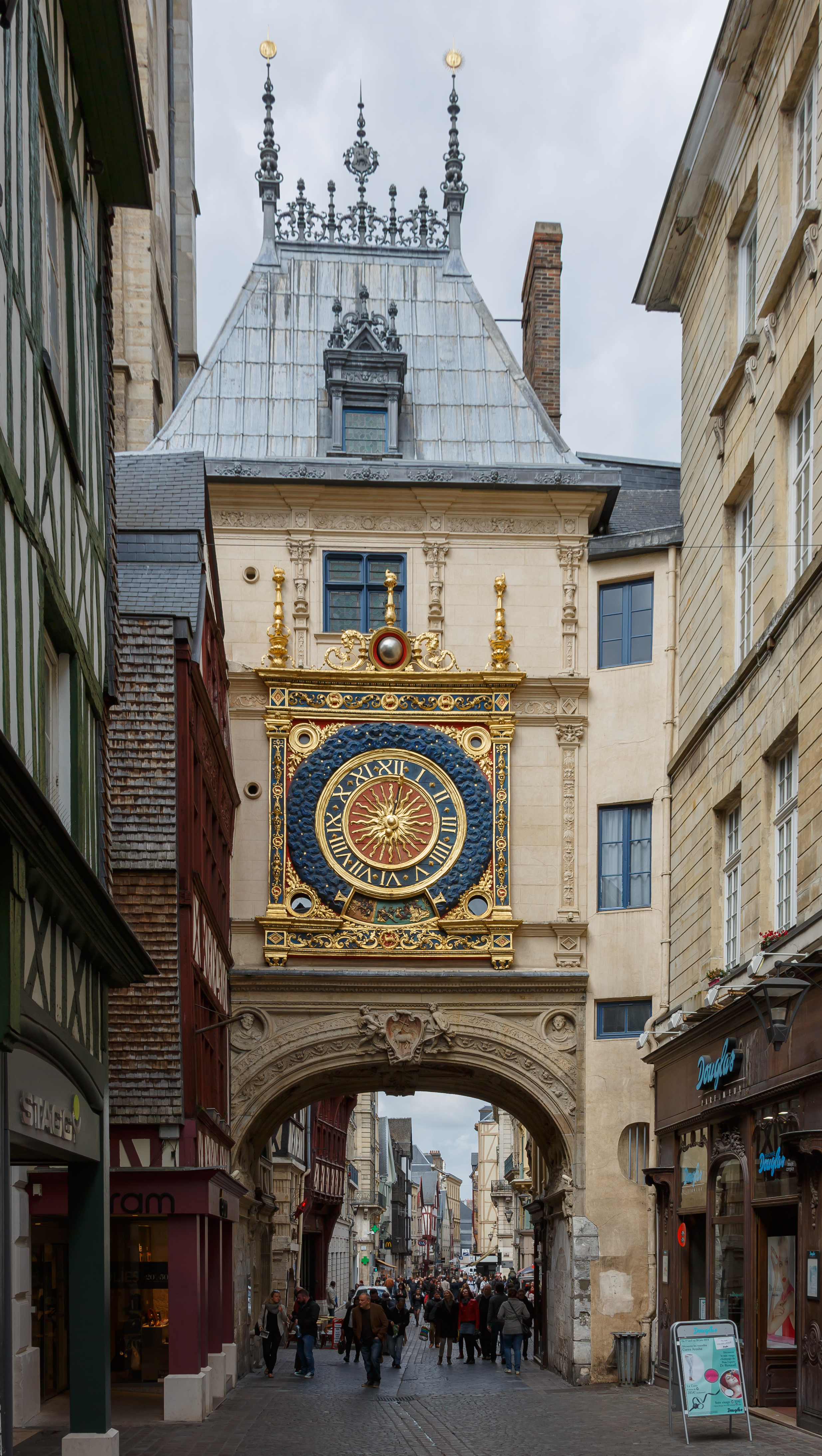 Rouen France Gros-Horloge-01