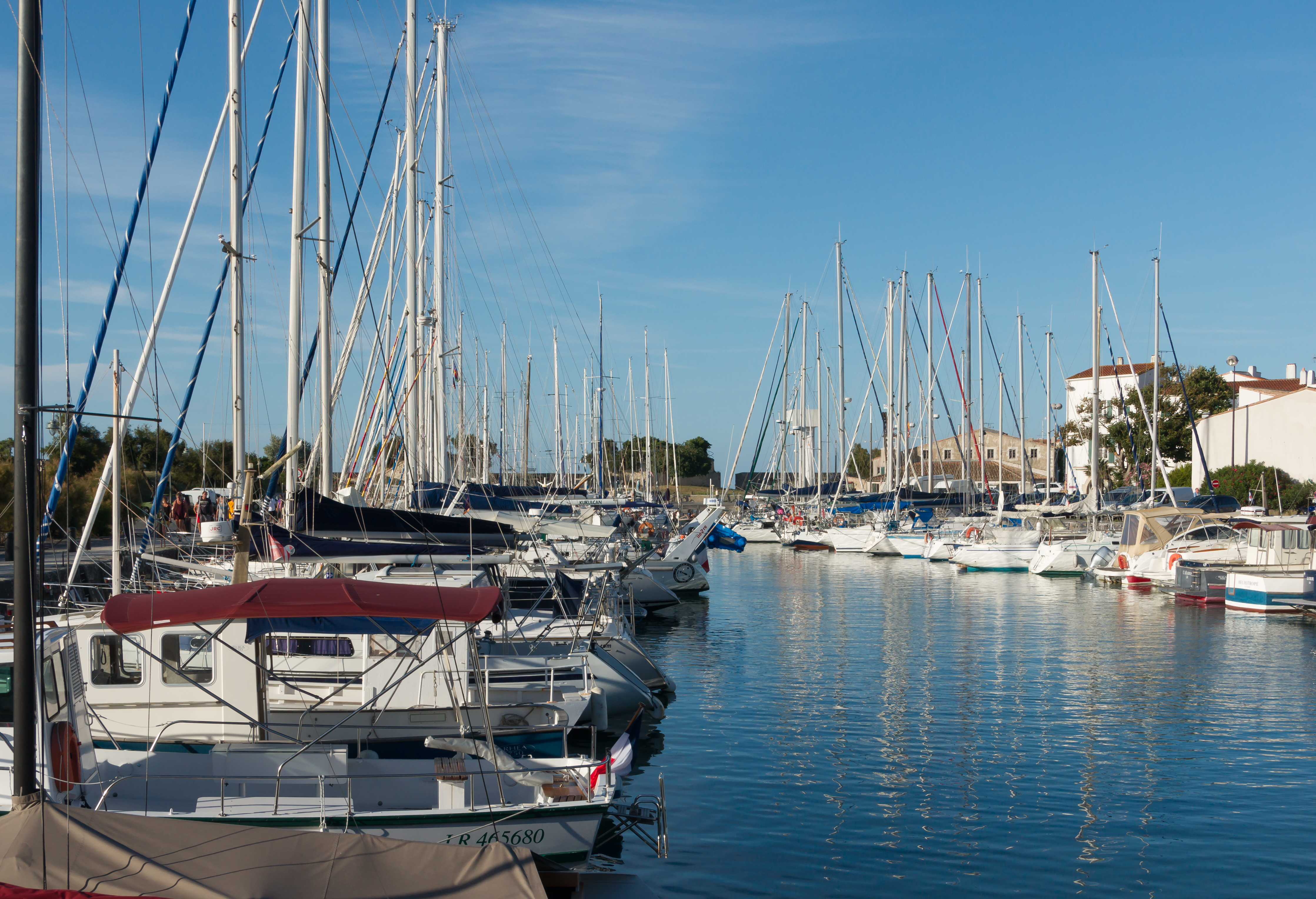 Saint-Martin-de-Ré, port, close-up, Ré island, Charente-Maritime