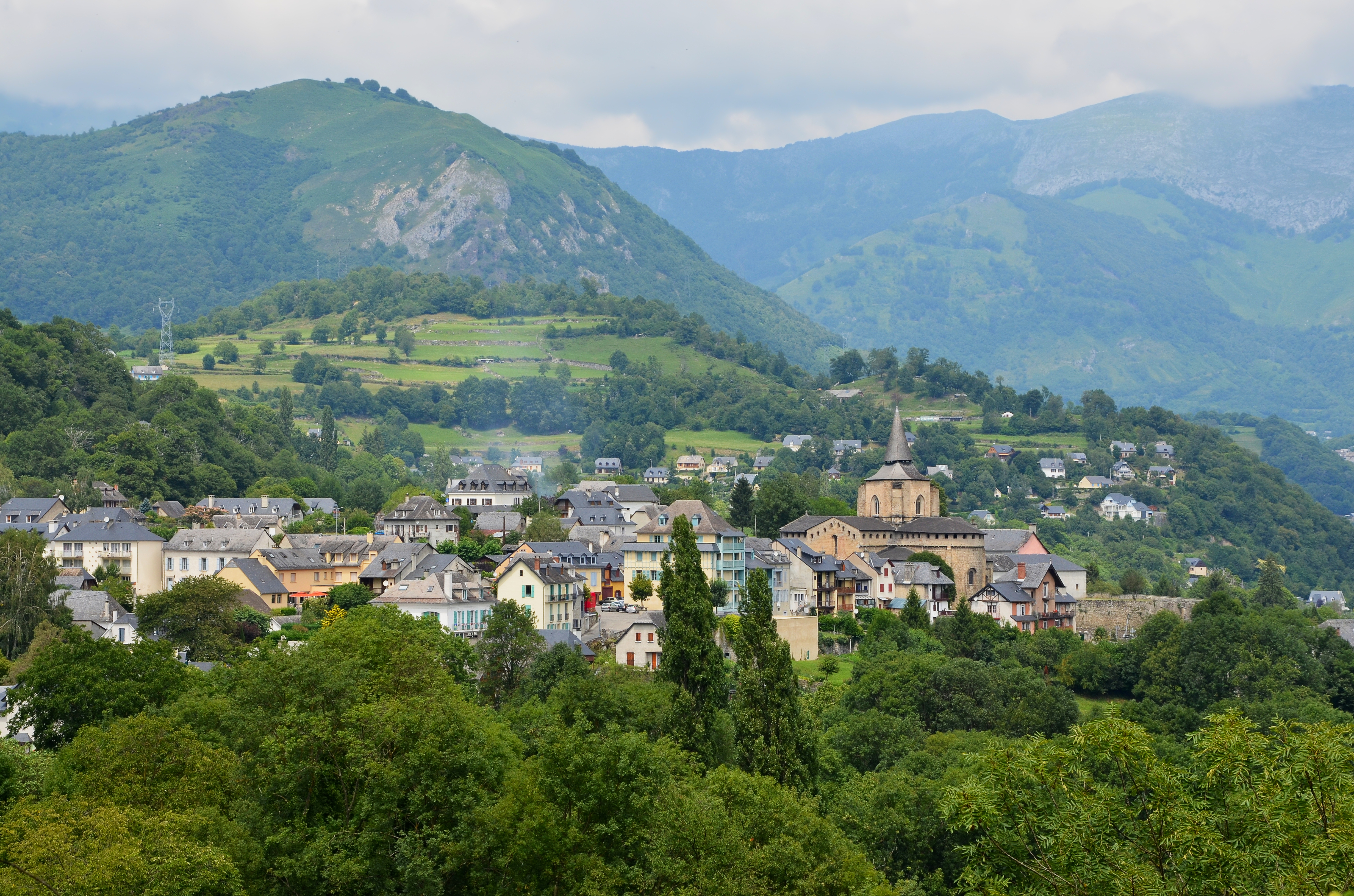 Saint-Savin 65 Vue de la D13 2014
