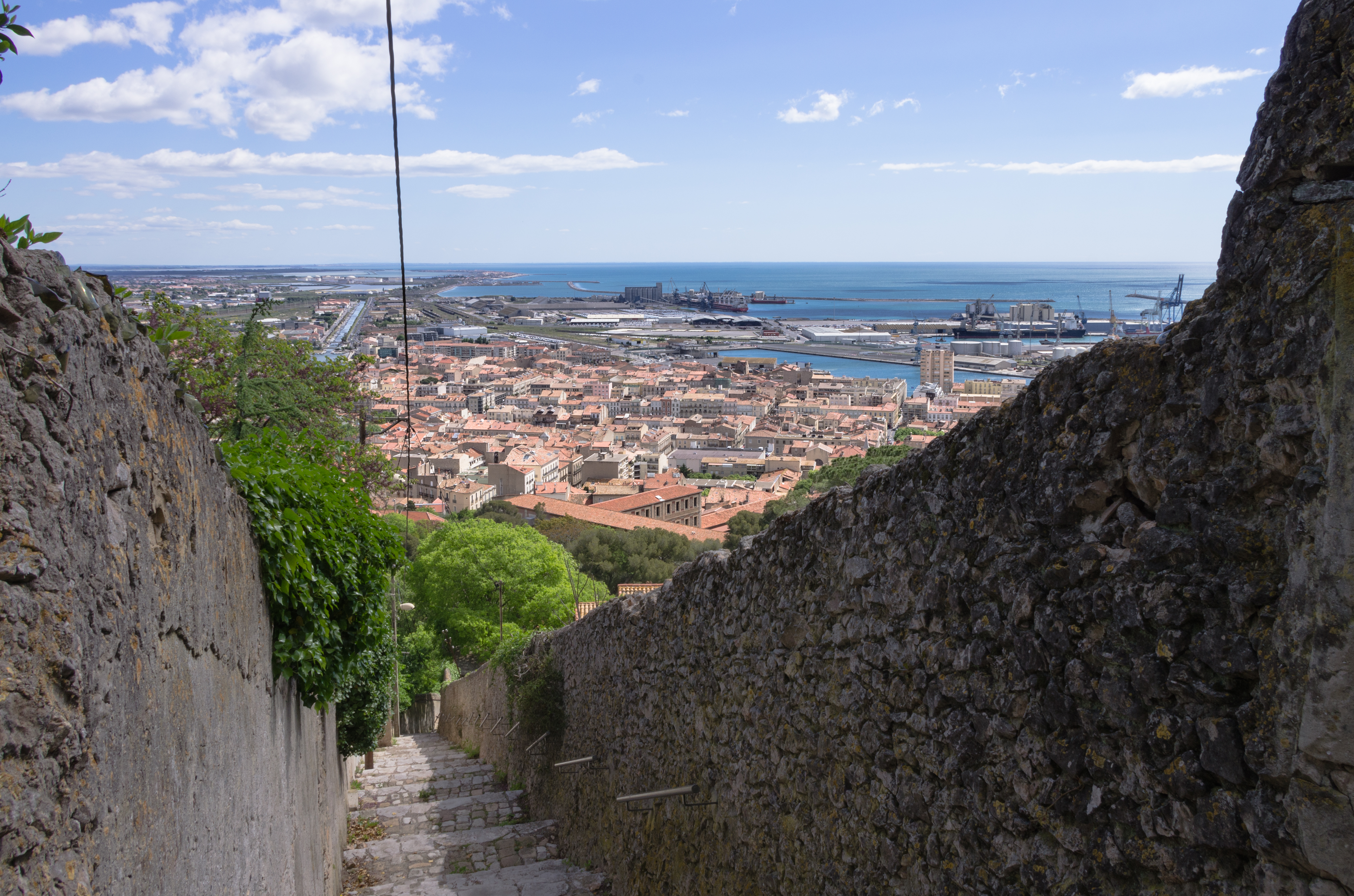 Stairs, Chemin du Mas Rousson, Sète, Hérault 03