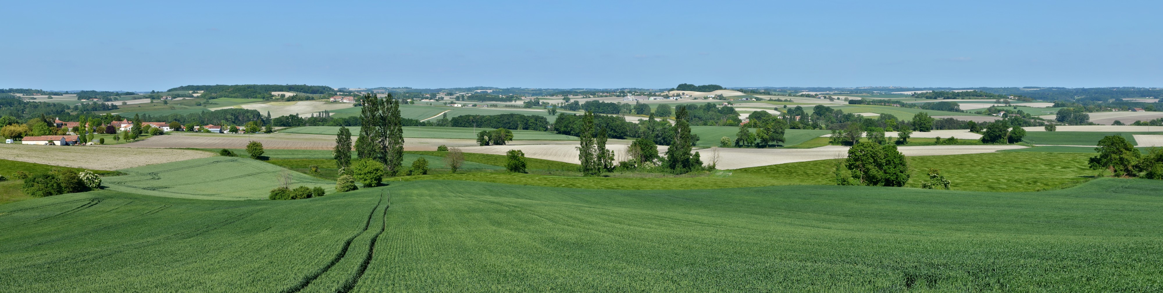 Nabinaud 16 Pano ENE Puygironde D140 2014