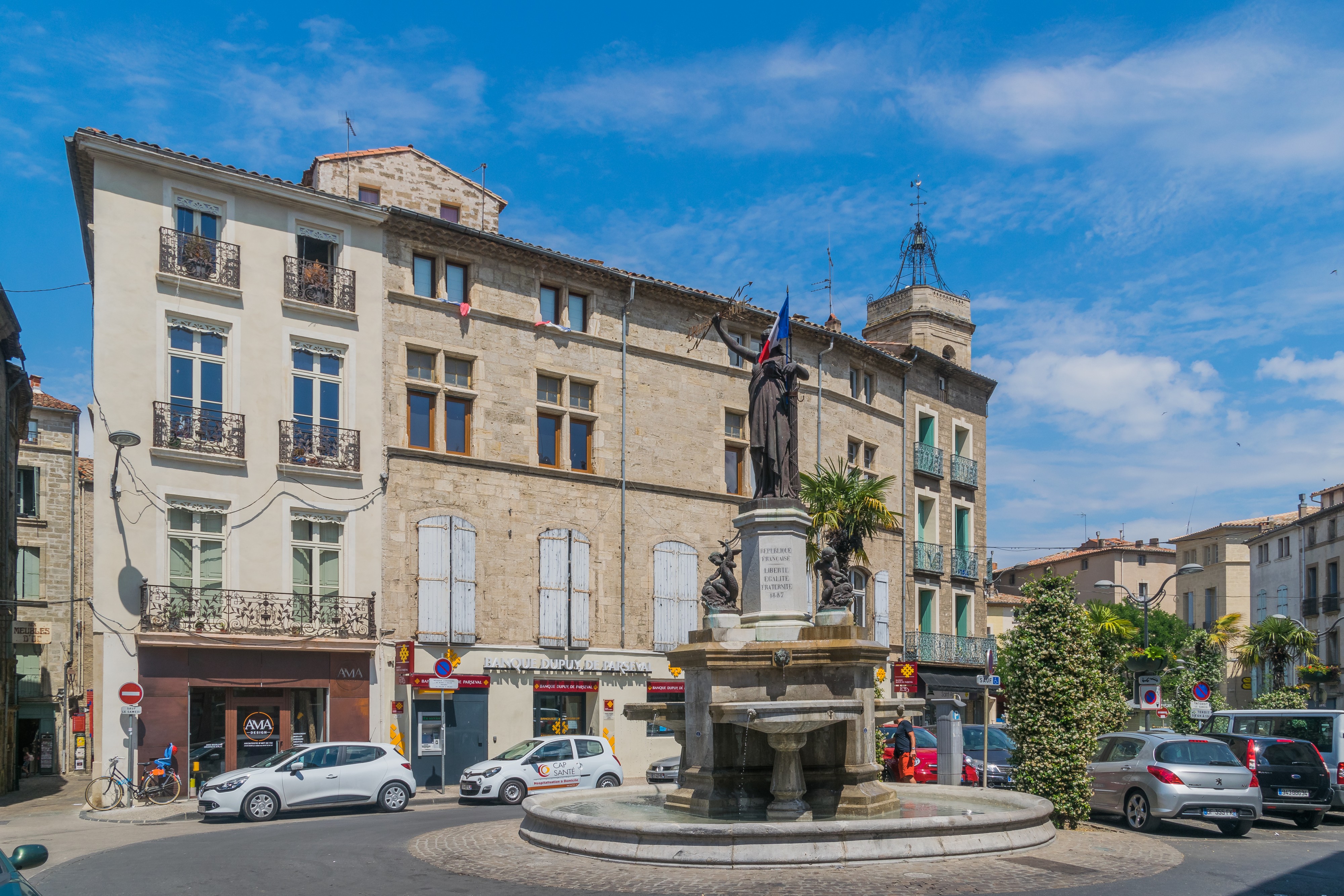 Place de la Republique and Statue of Marianne