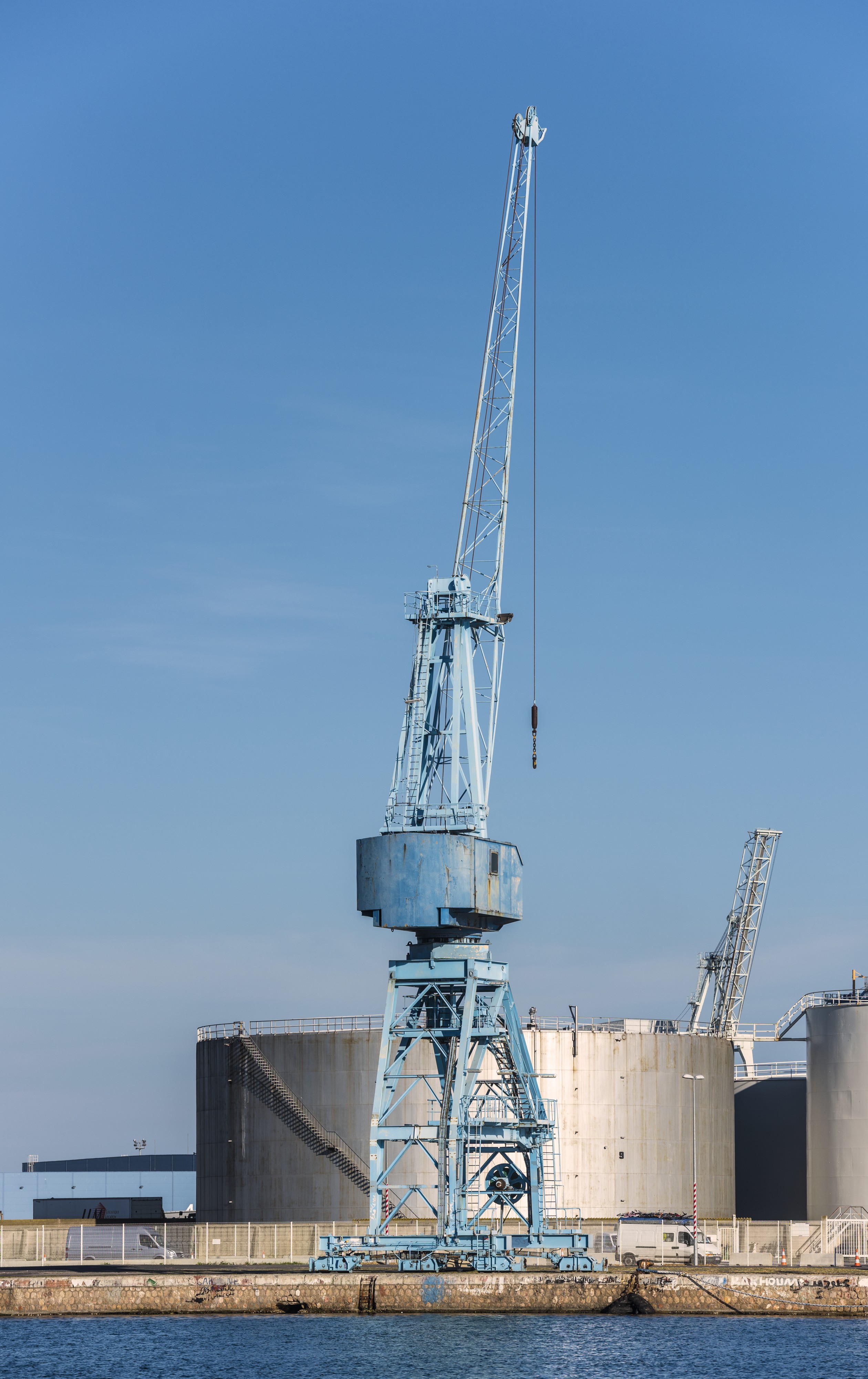 Port crane, harbour of Sète cf01