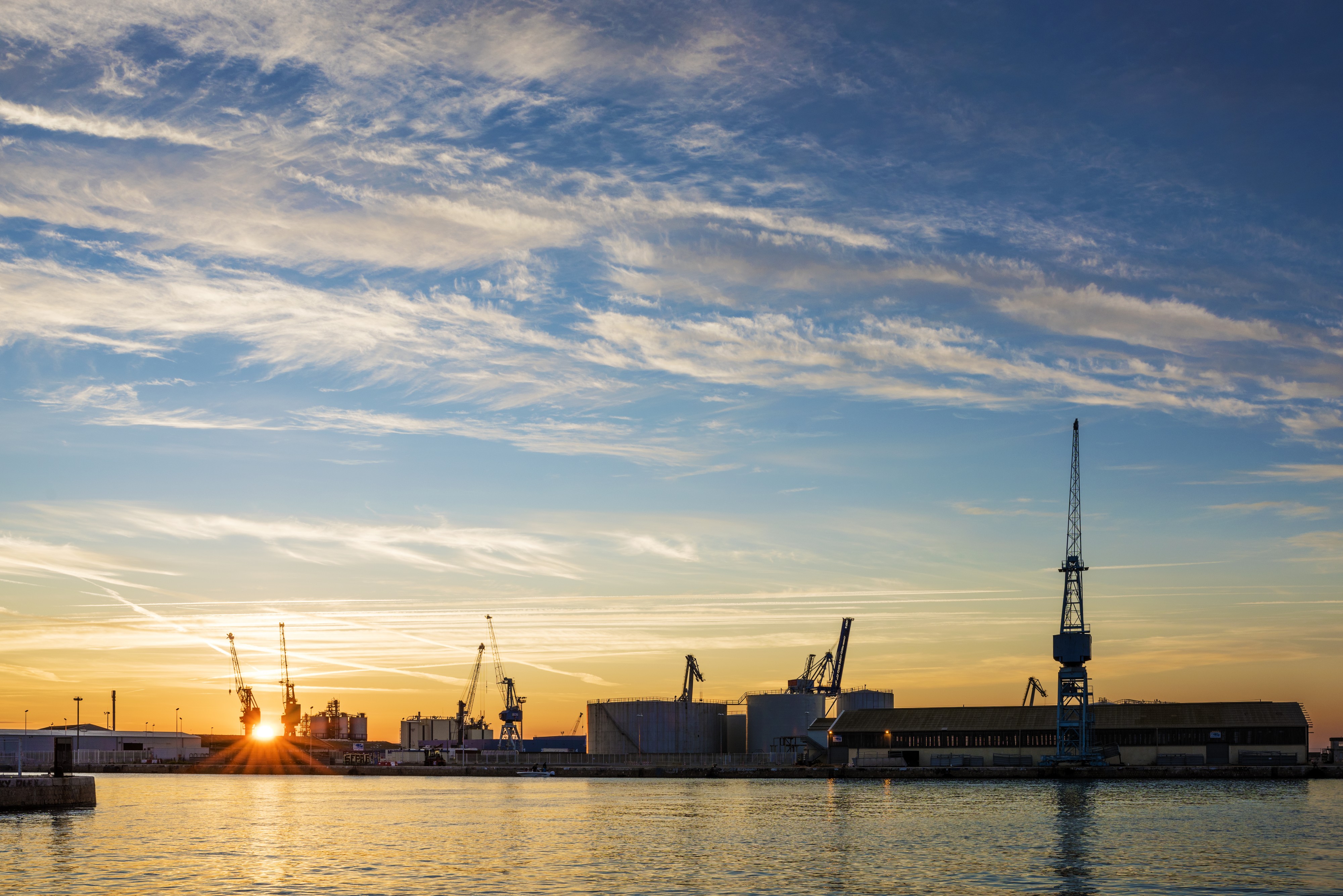 Sunrise at Sète Harbour
