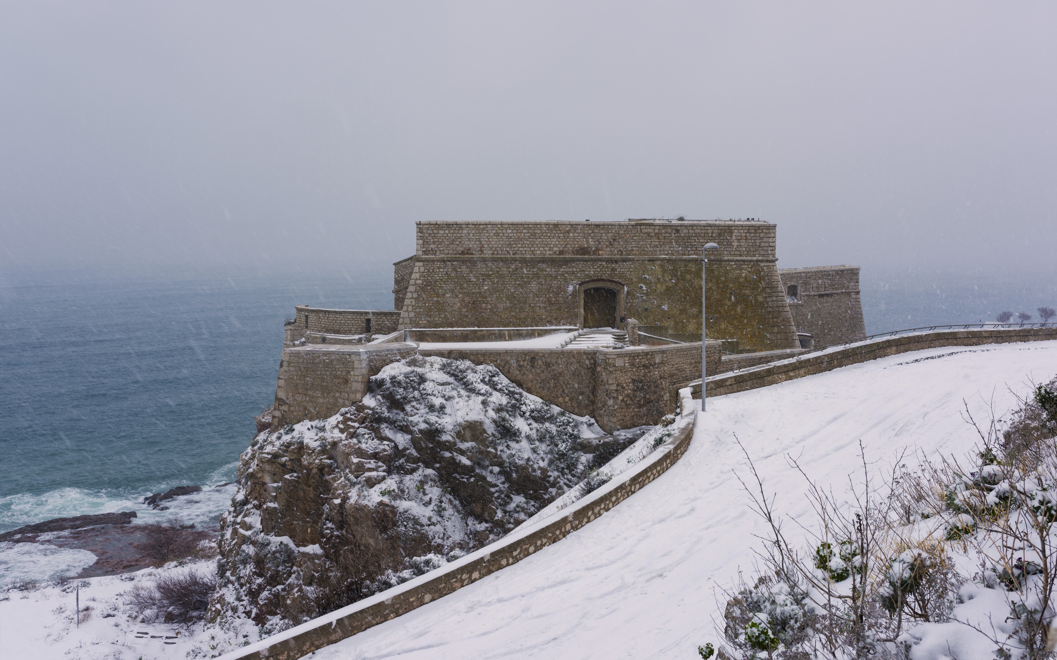Théâtre de la Mer sous la neige