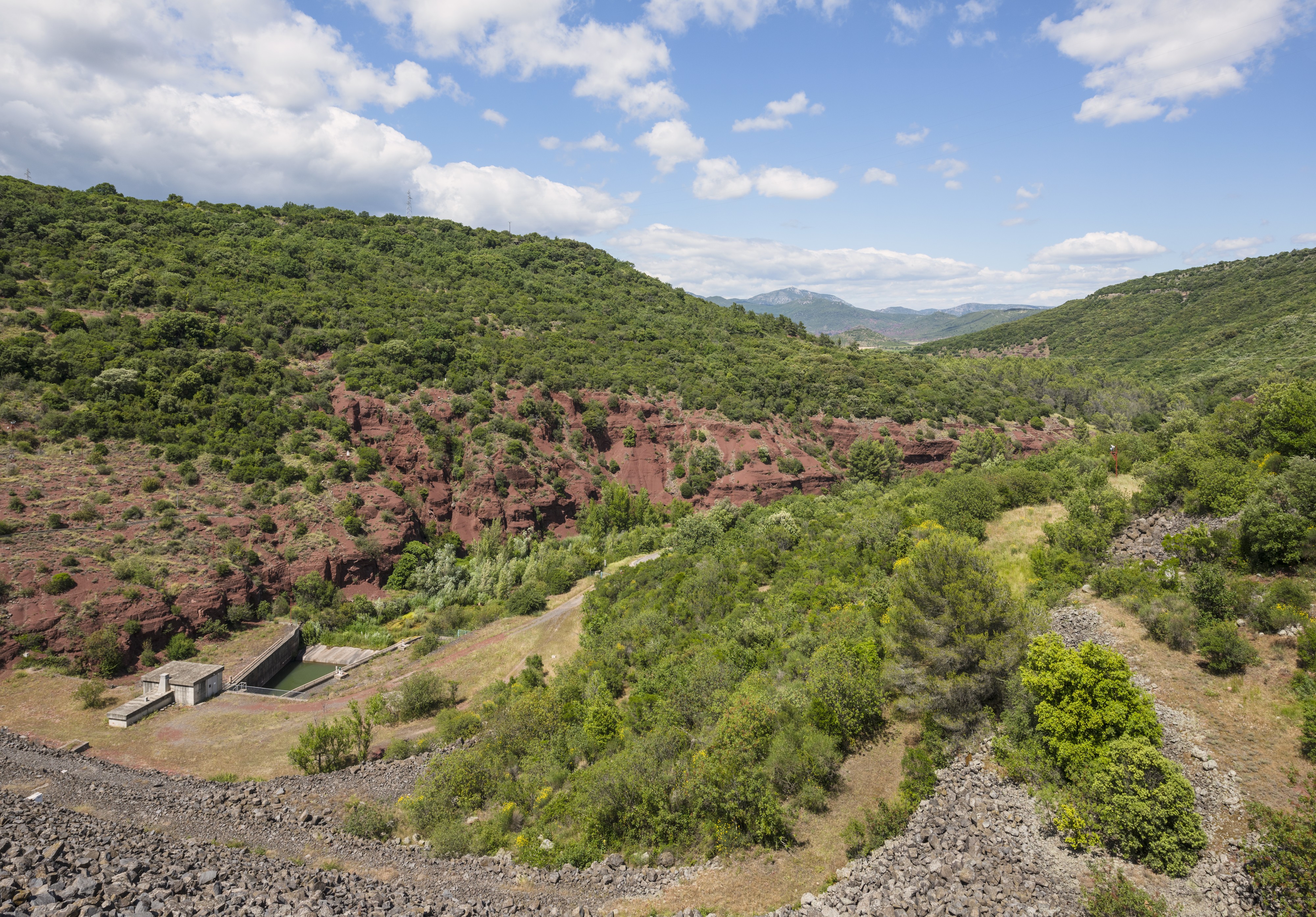 View from Salagou Dam