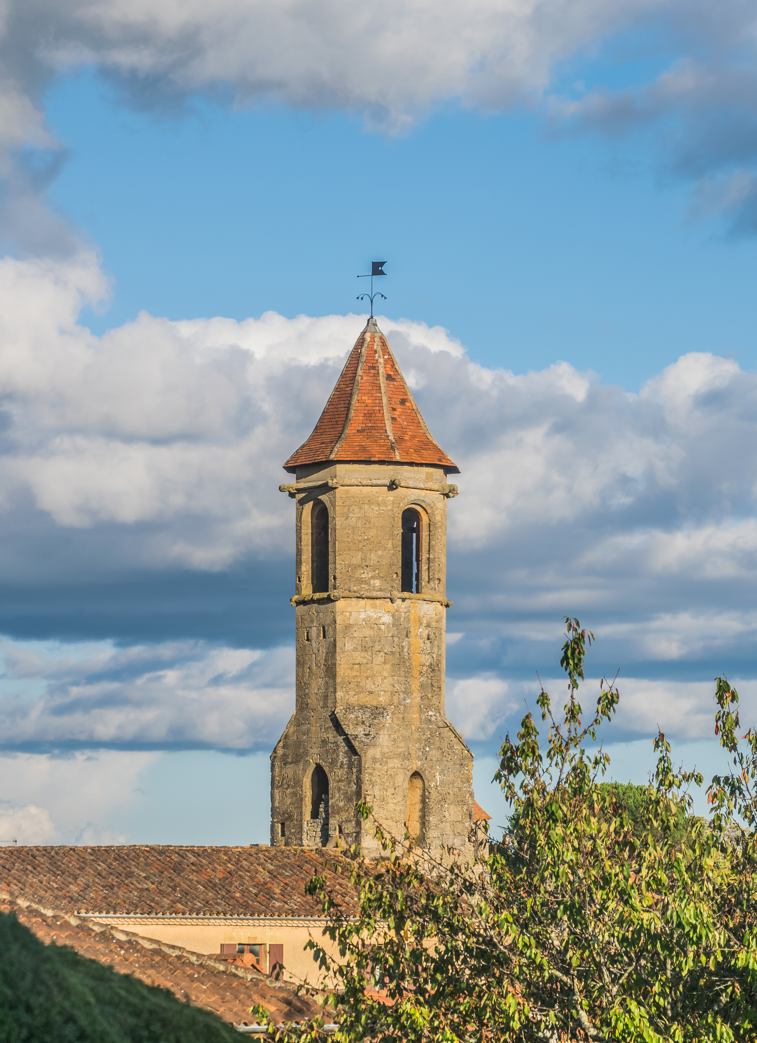 Tower of the town hall of Belves 09