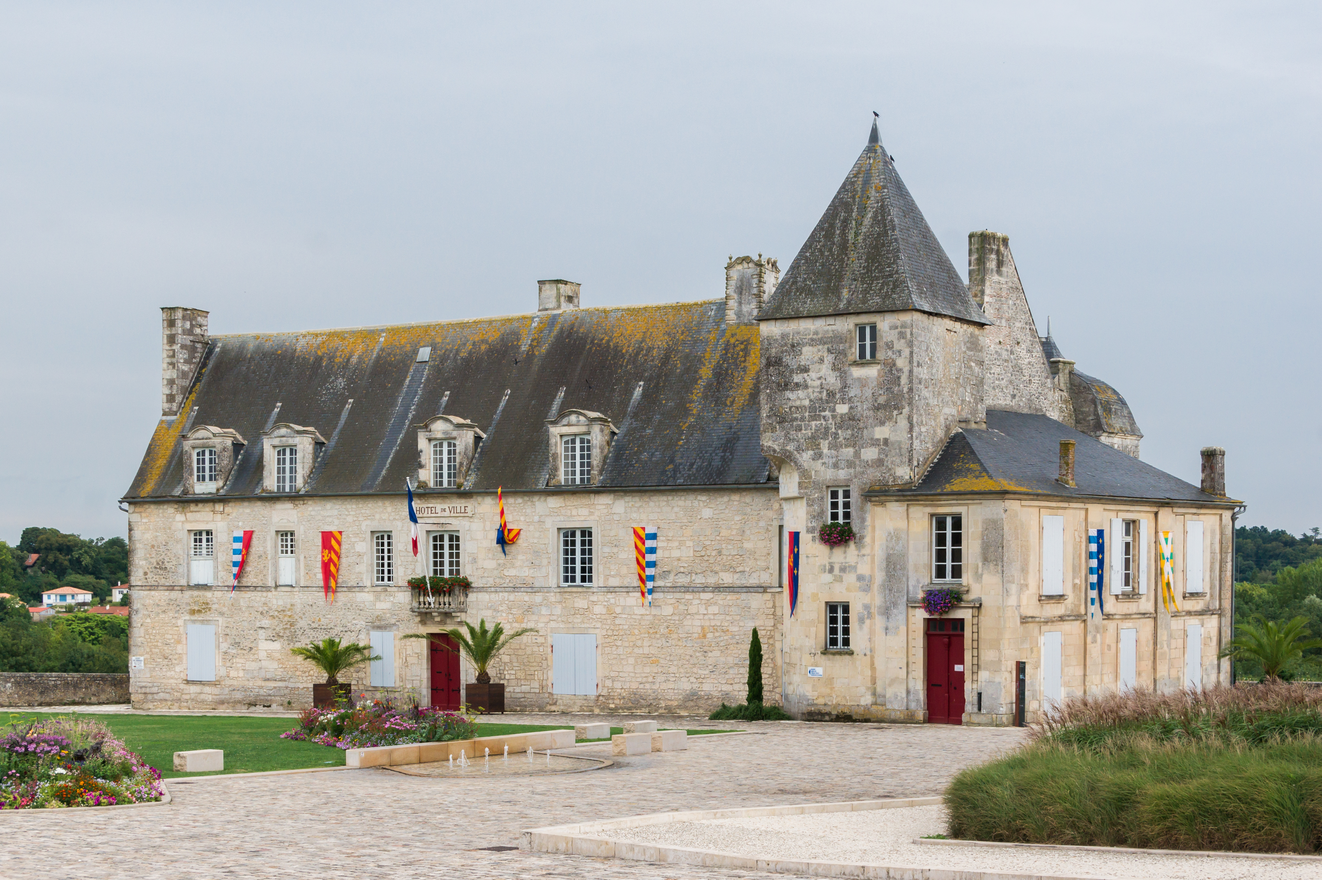 Town hall Pons 17th-c. Charente Maritime