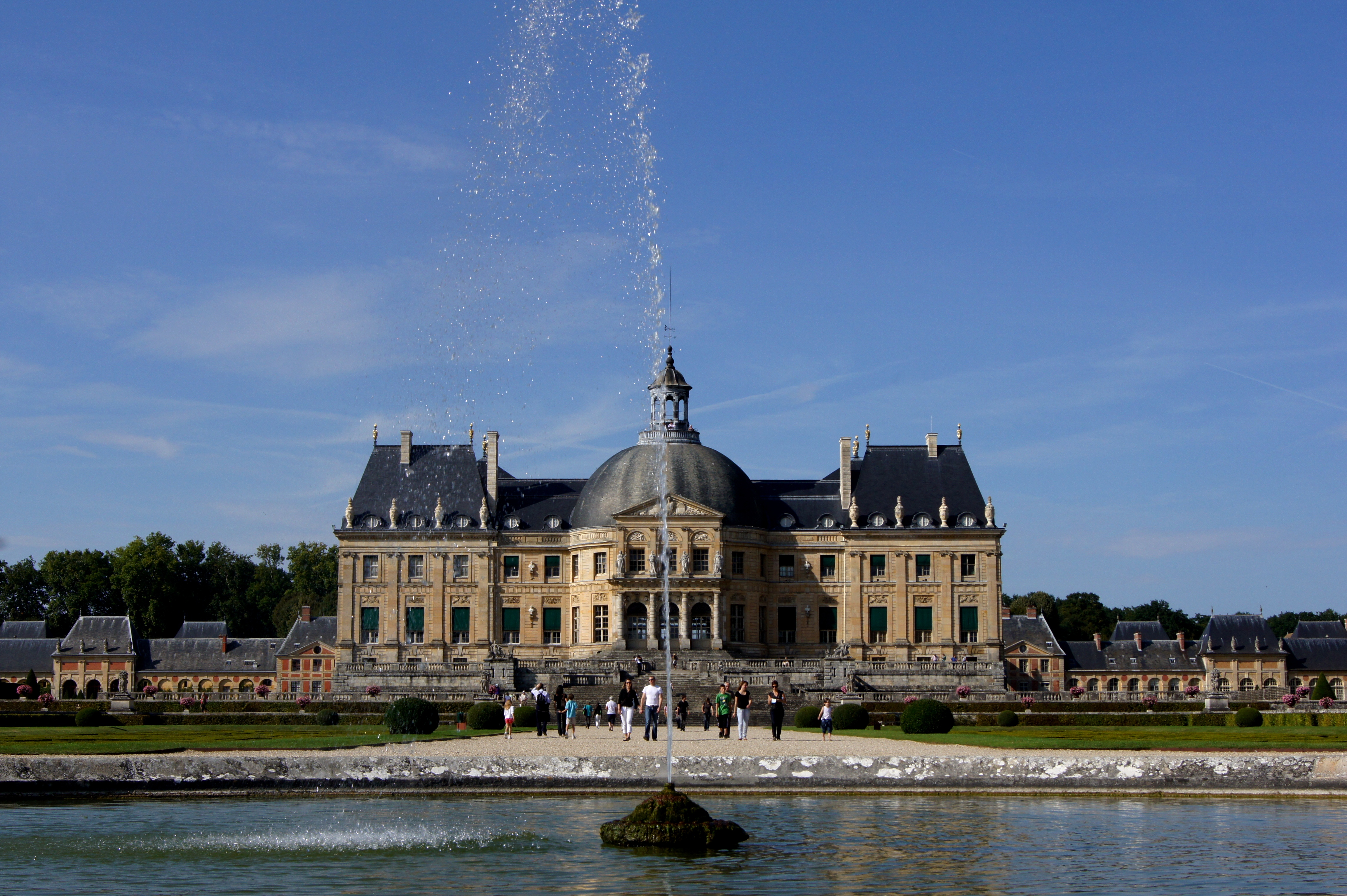 Vaux le vicomte jet eau