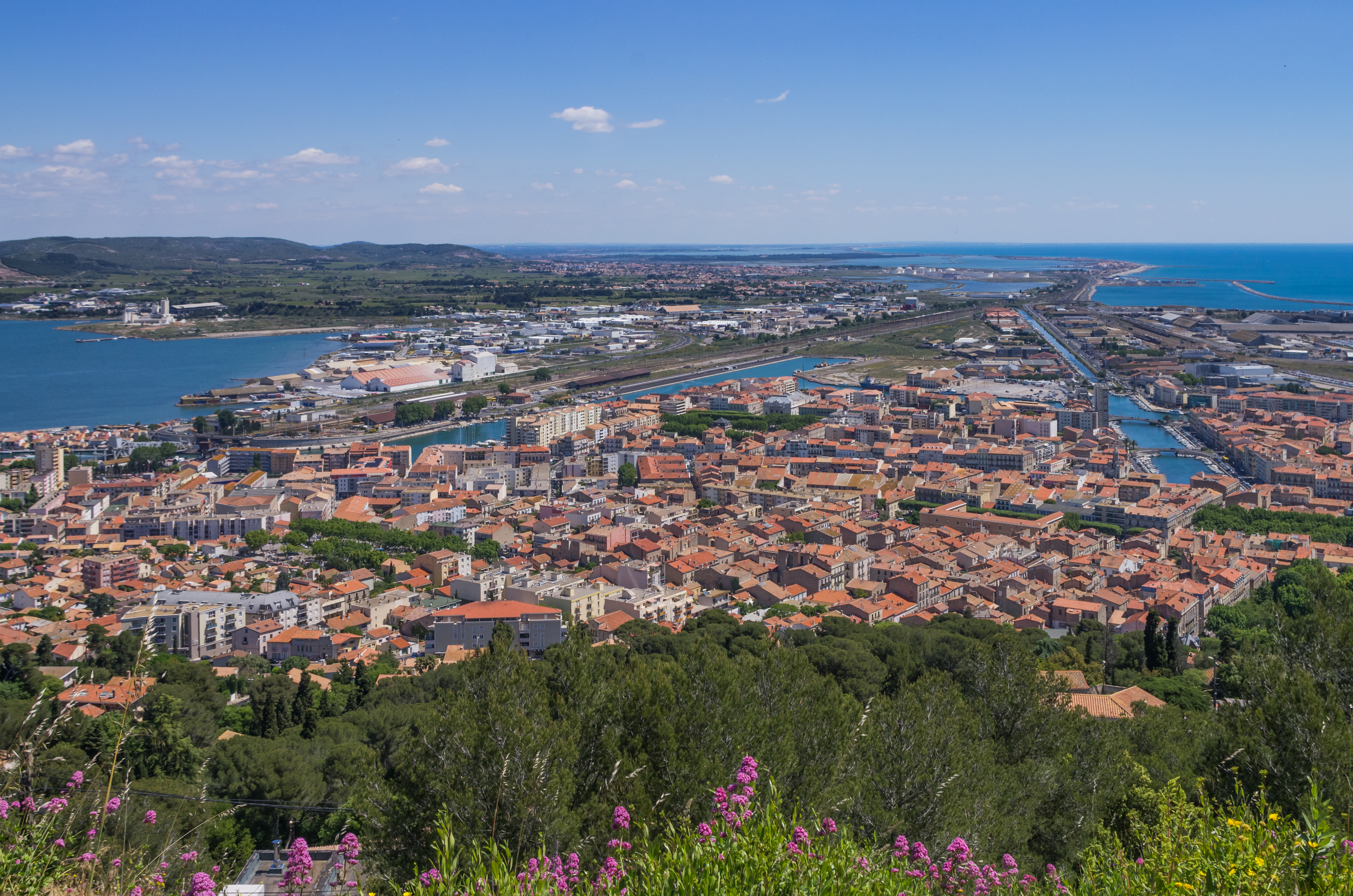 View from Sète, Hérault