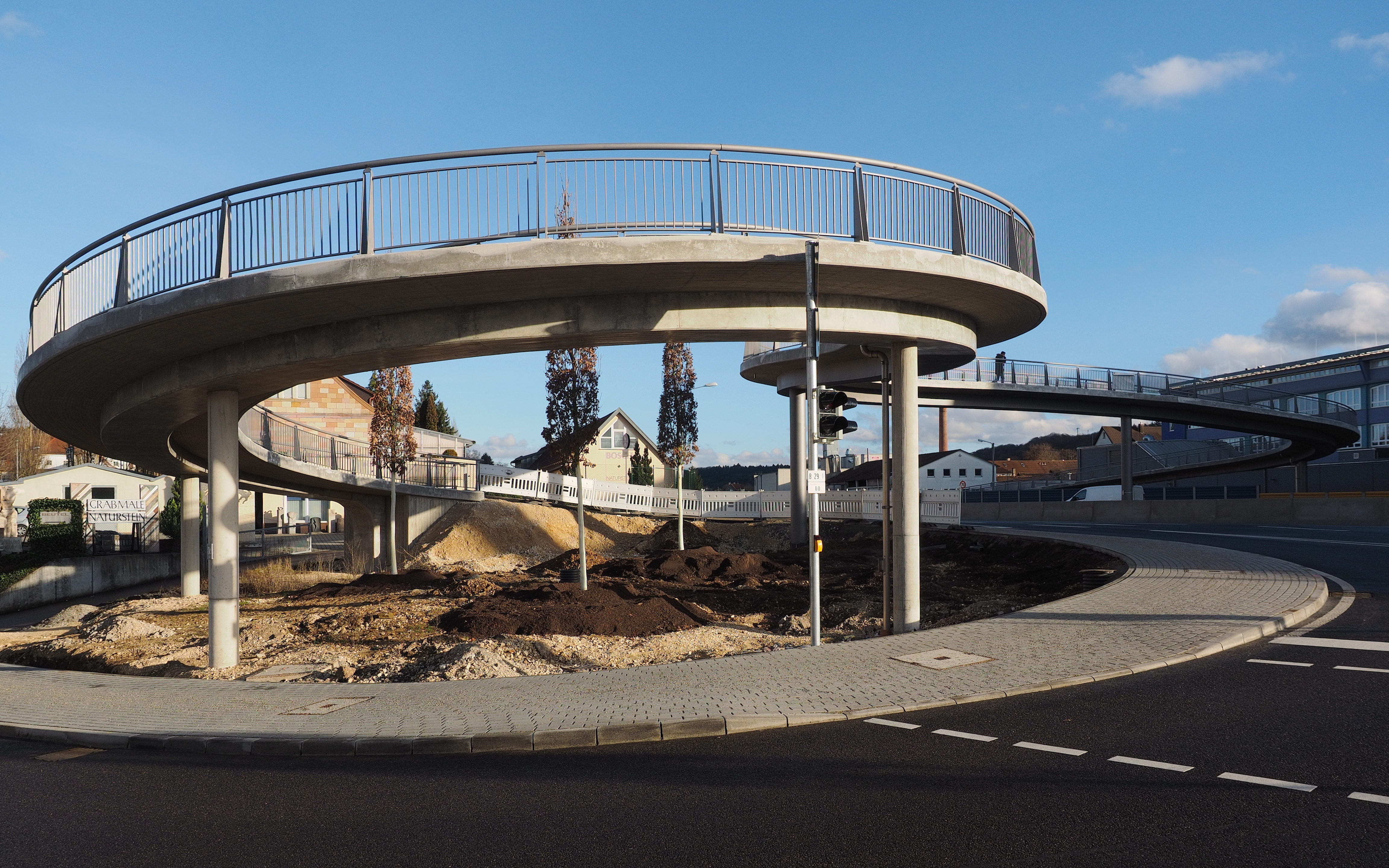 2013 Fußgängerbrücke Gmünder Einhorn-Tunnel