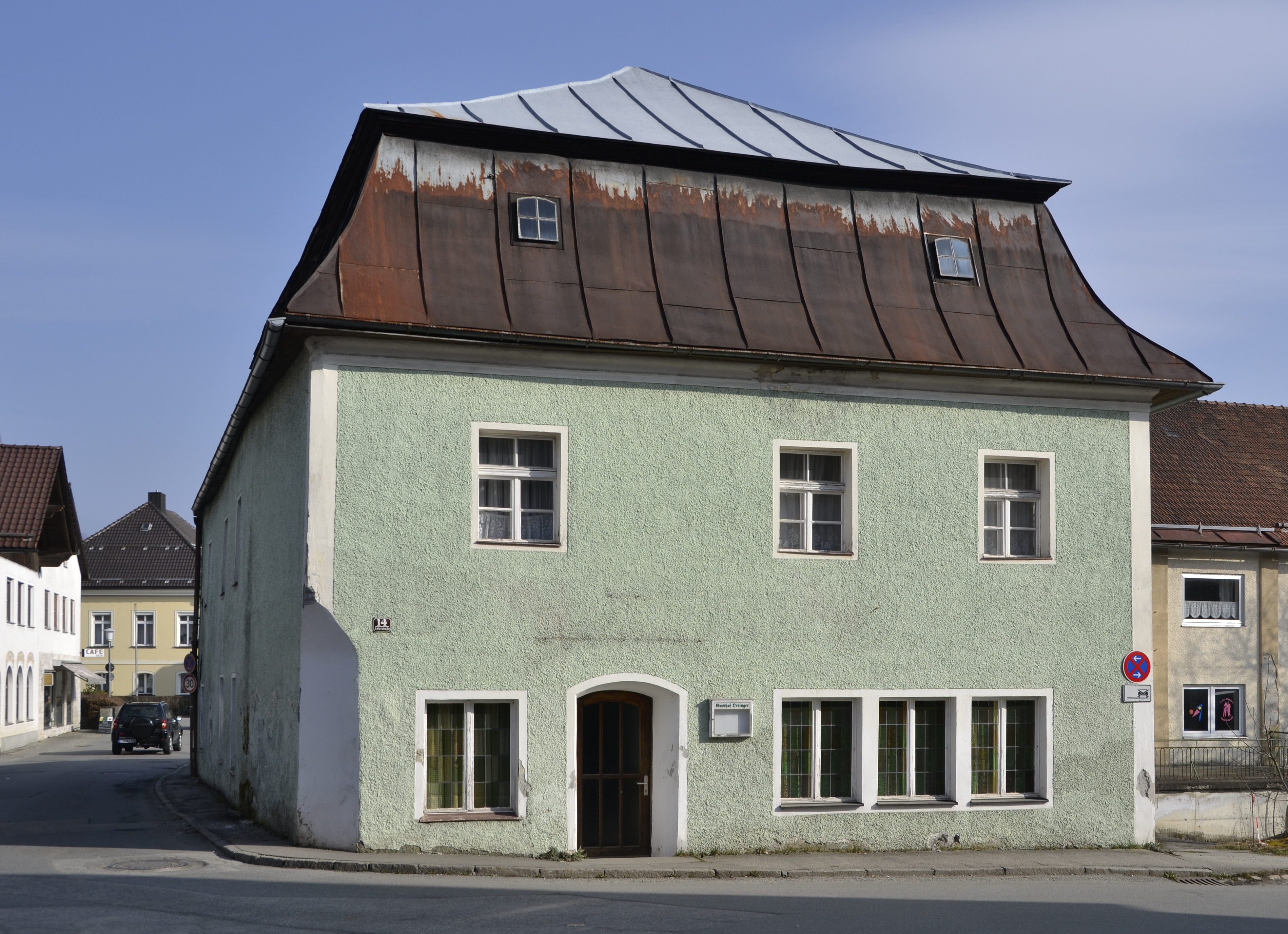 Abandoned former restaurant in Freyung