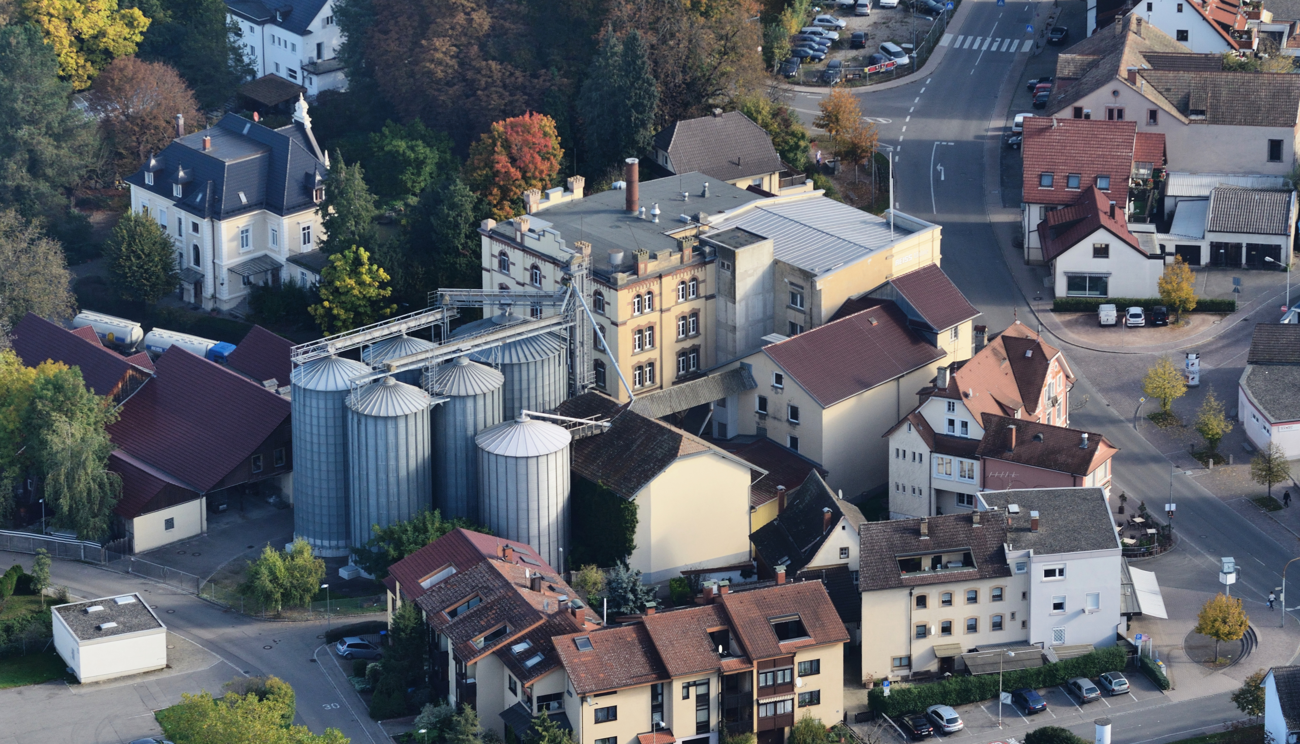 Aerial view - Lörrach - Reissmühle1
