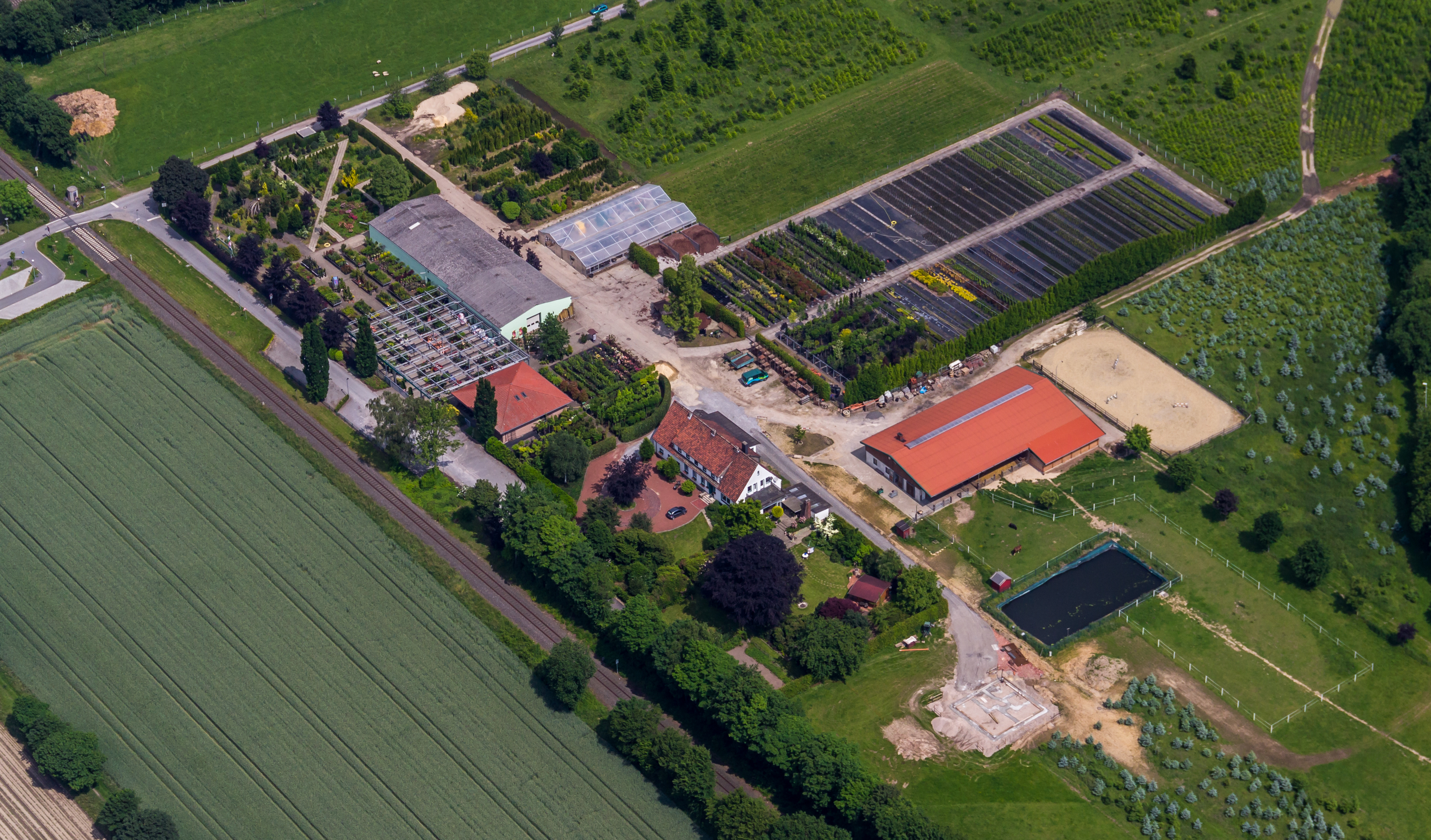 Dülmen, Baumschule Reckmann -- 2014 -- 8081 -- Ausschnitt