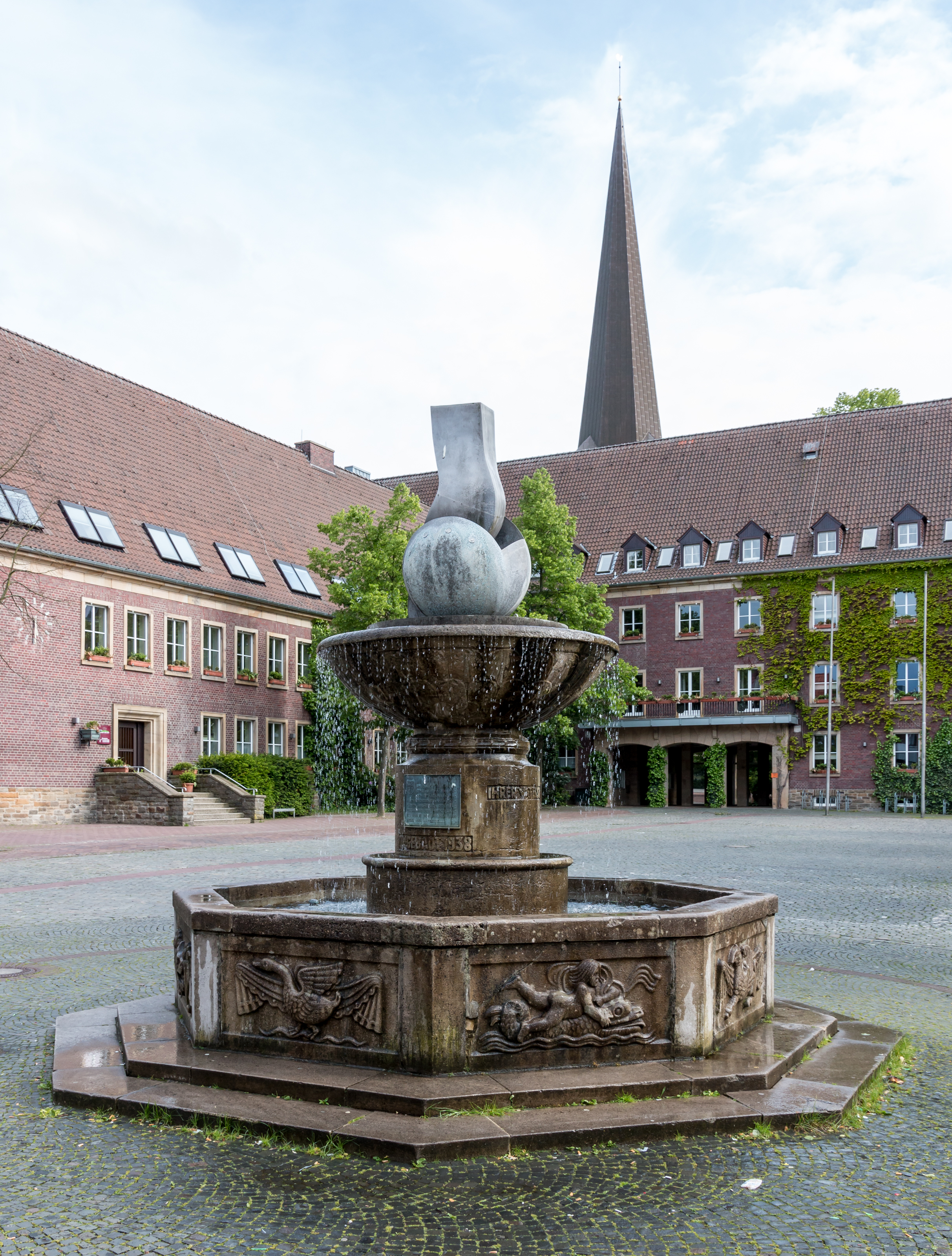 Dülmen, Jubiläumsbrunnen -- 2014 -- 0148