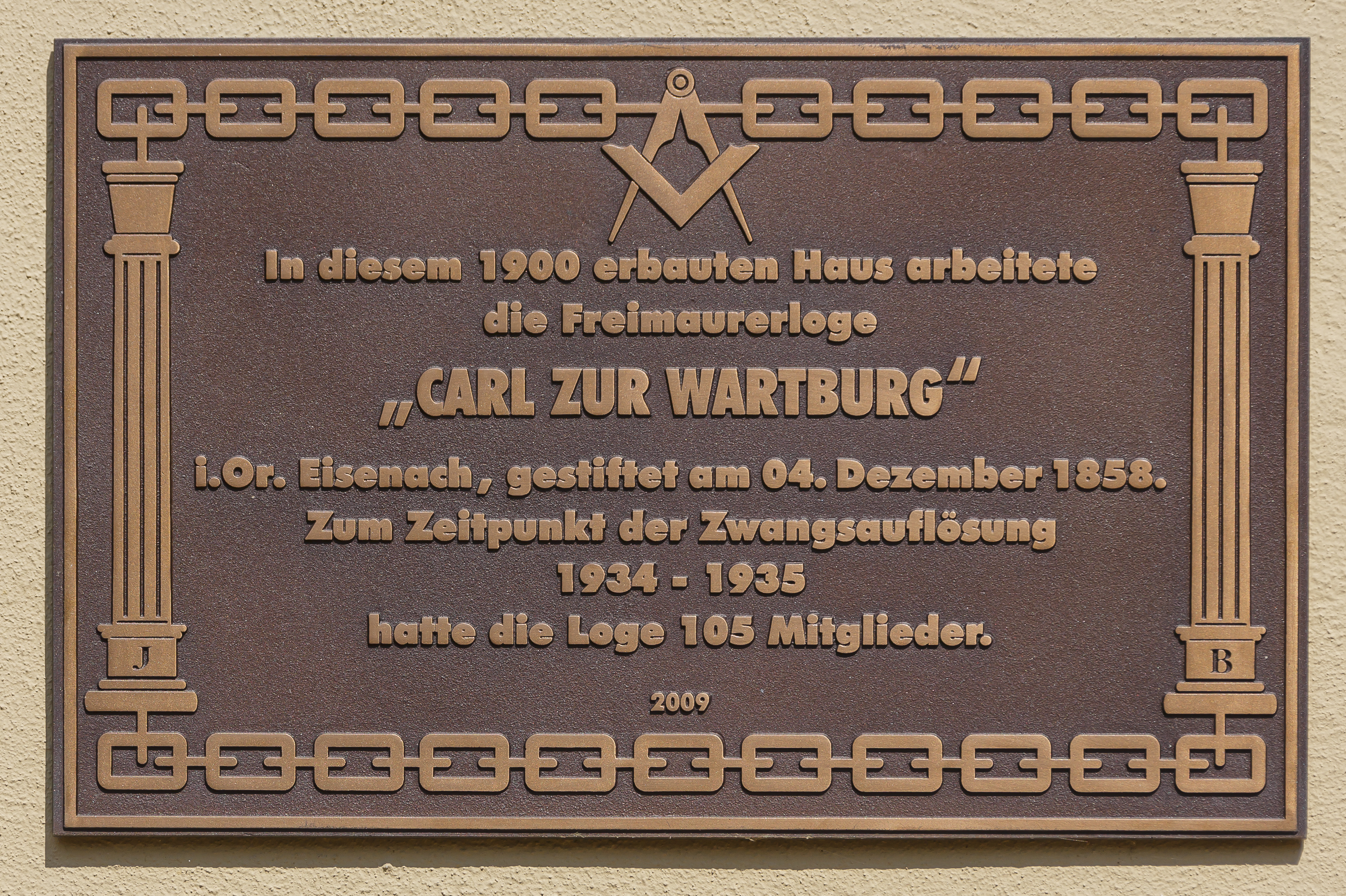 Eisenach Germany Goethestrasse-25 Former-Freemason-Lodge-02