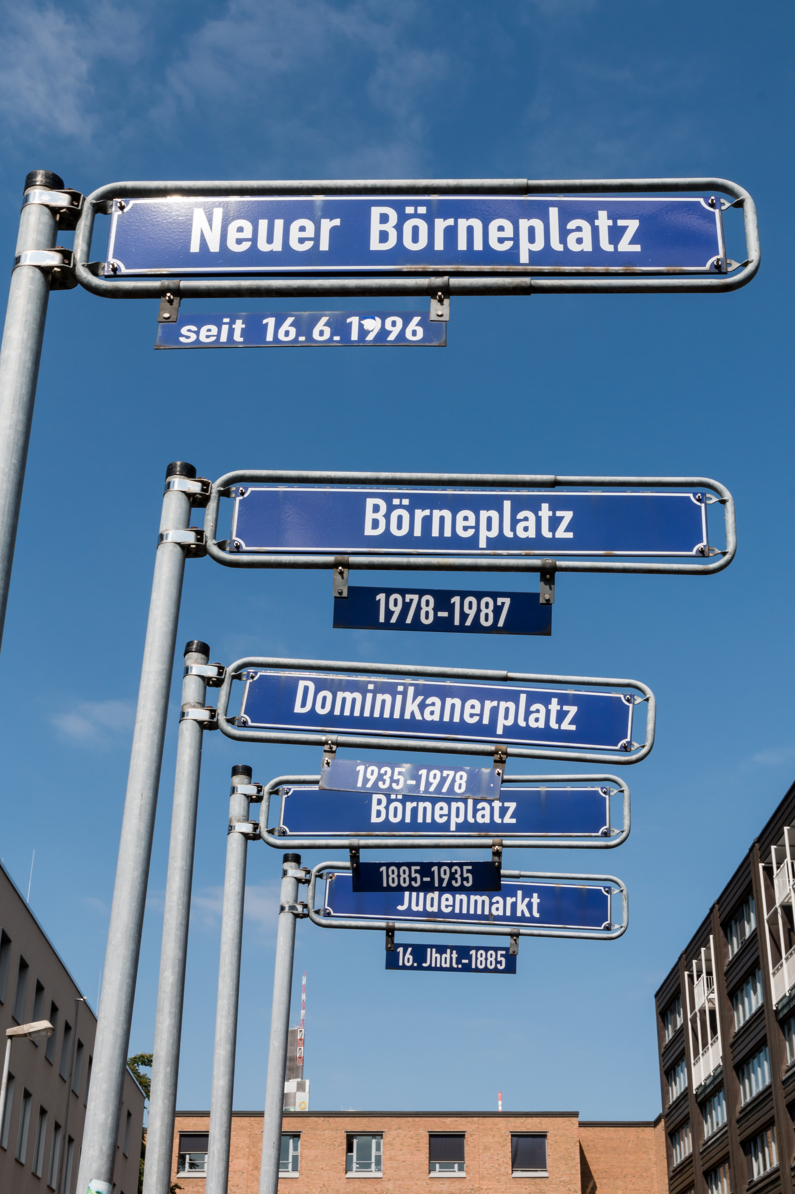 Frankfurt am Main, Gedenkstätte Neuer Börneplatz -- 2015 -- 6718