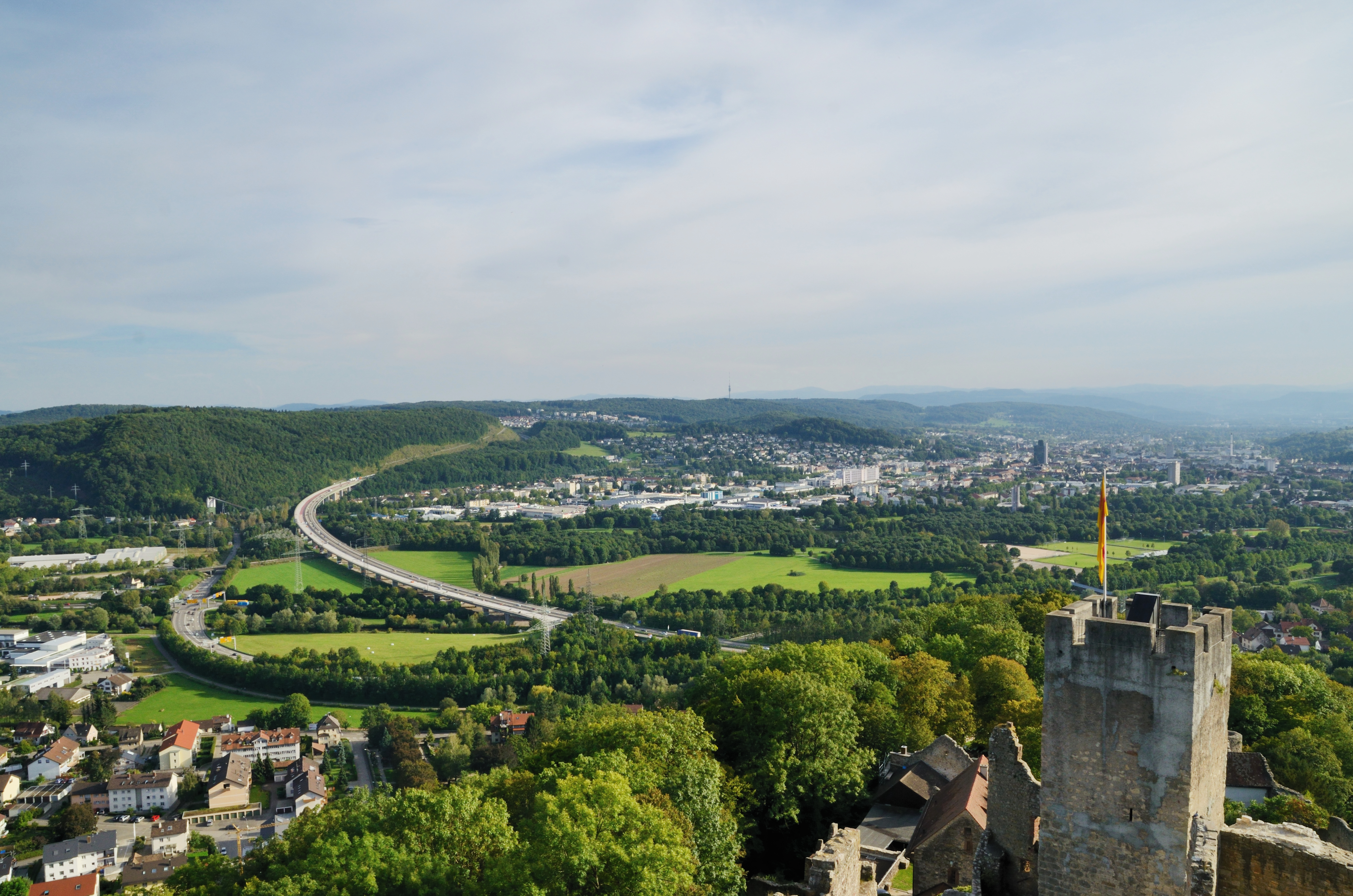 Lörrach - Burg Rötteln - Panorama3