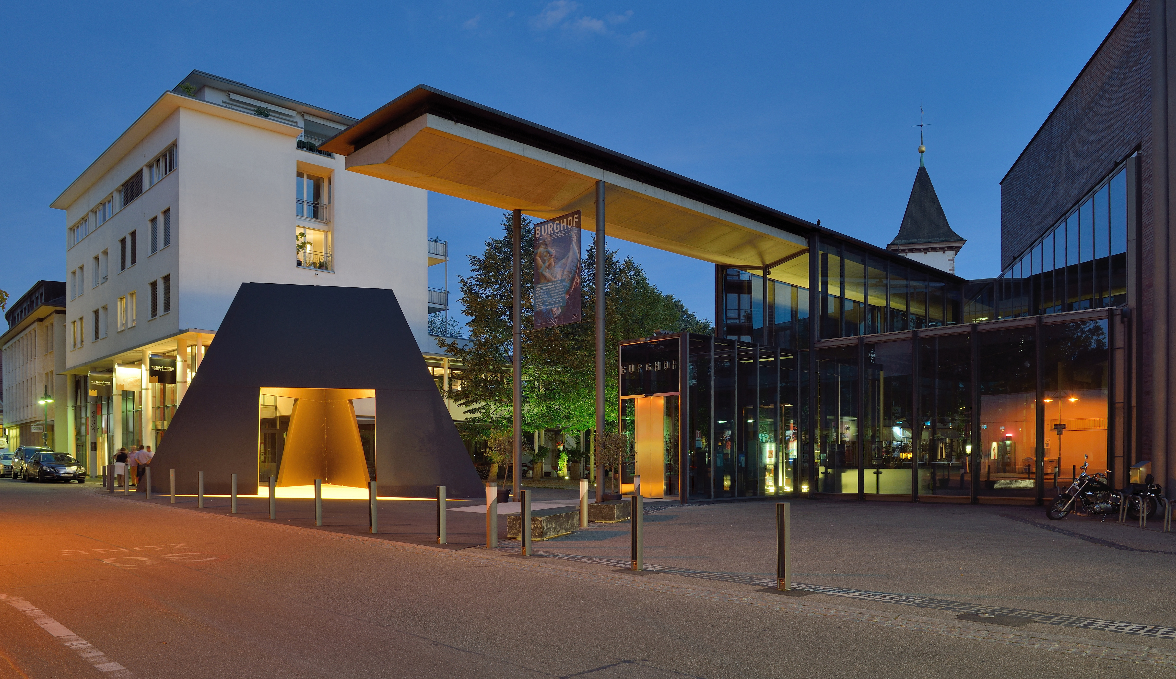 Lörrach - Burghof Lörrach - Abendansicht5