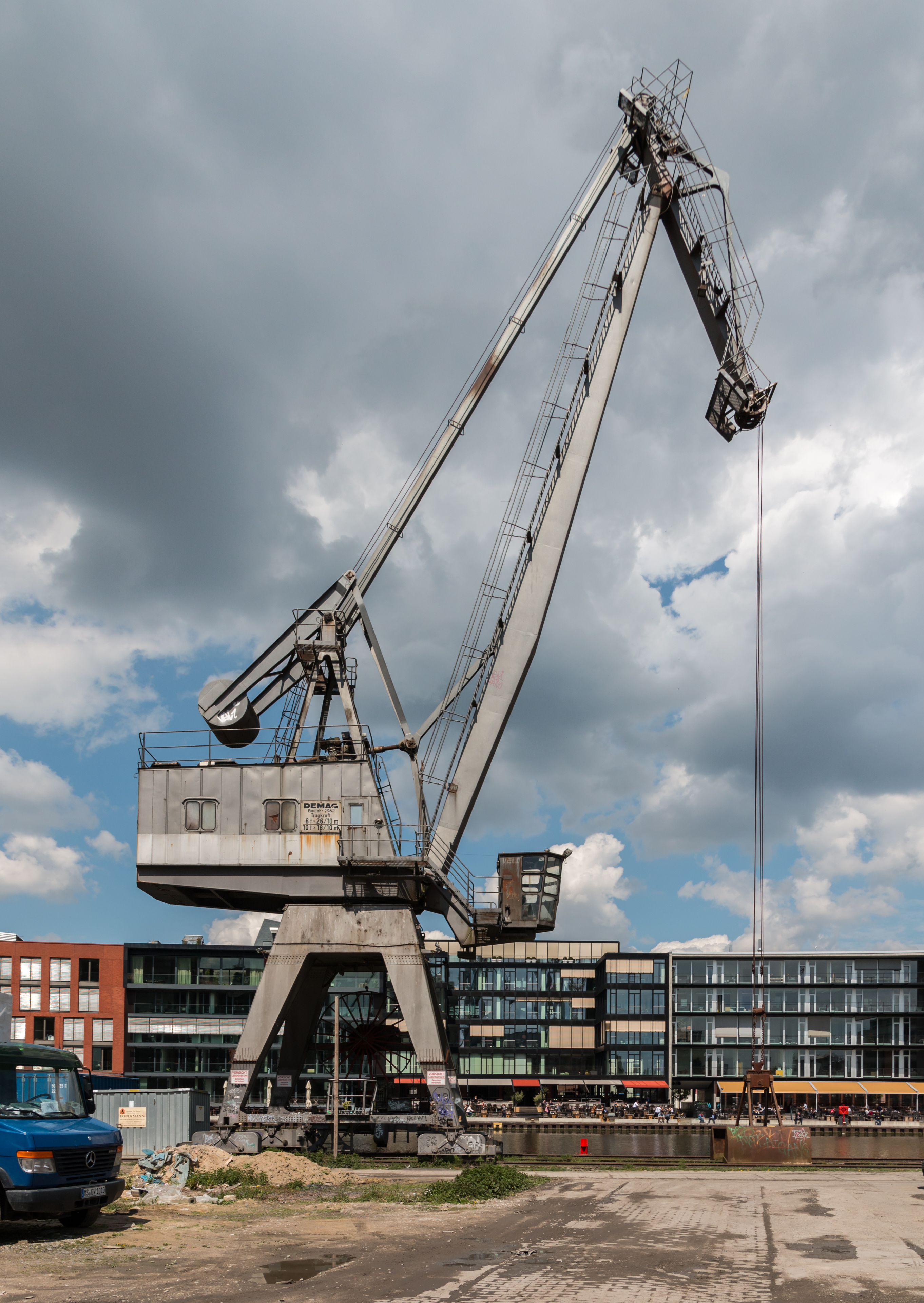 Münster, Alter Kran im Hafen -- 2015 -- 5813