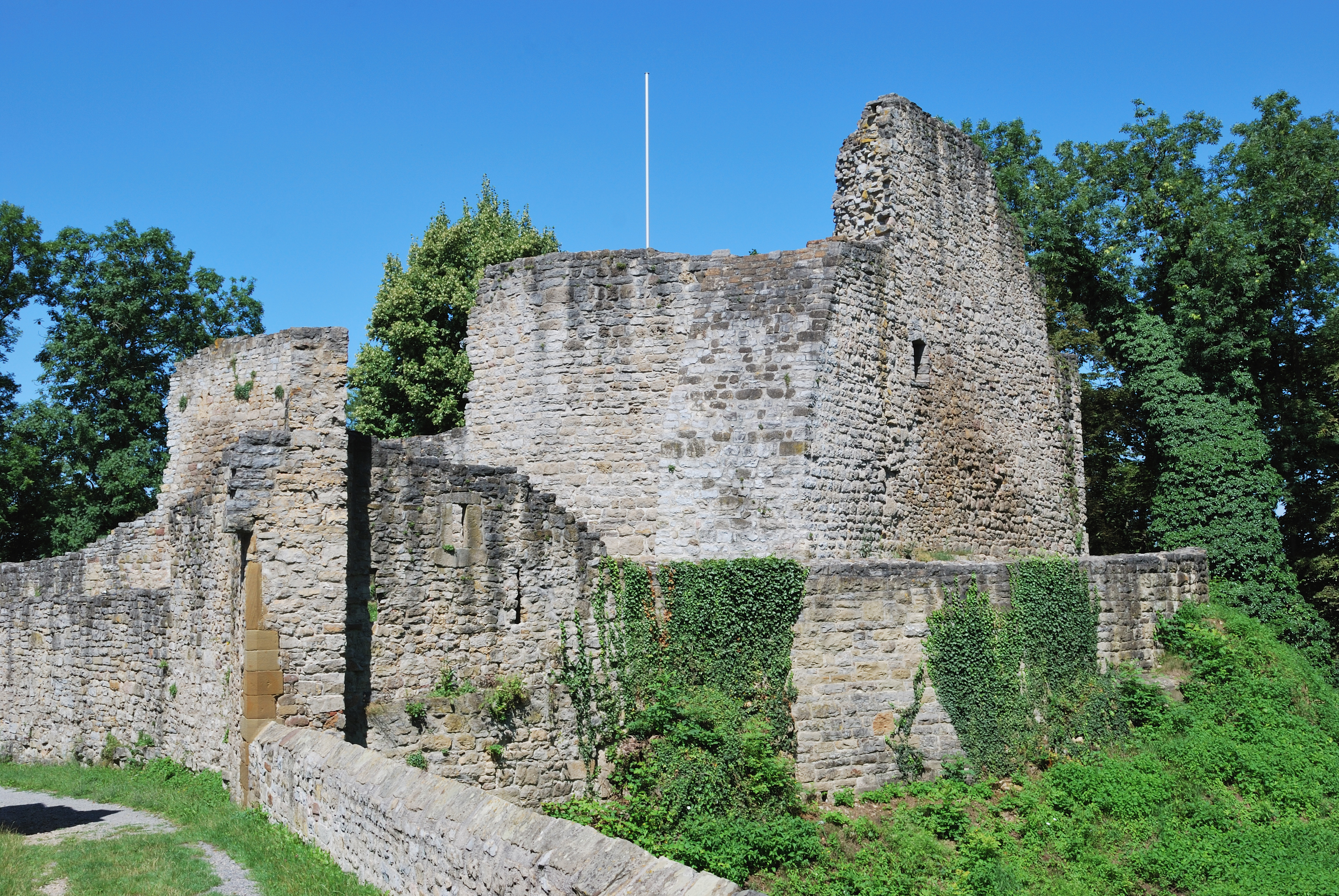 Nippenburg Ruine Ostansicht