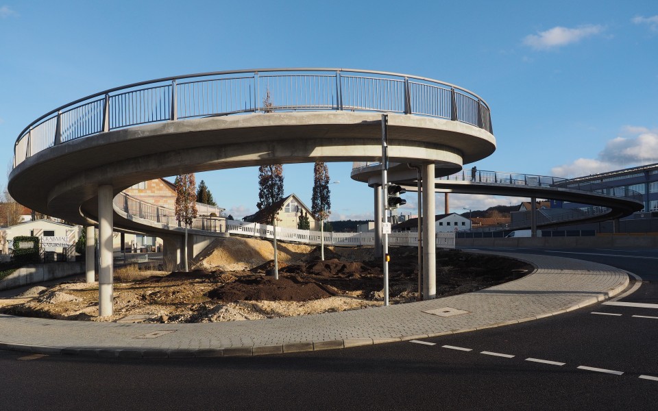 2013 Fußgängerbrücke Gmünder Einhorn-Tunnel