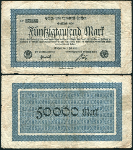 50000 mark aachen