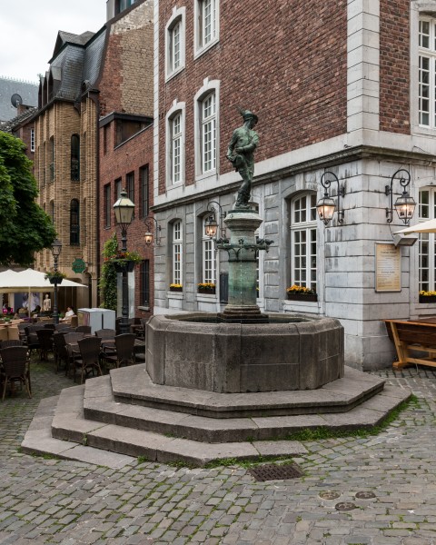 Aachen, Brunnen -Hühnerdieb- -- 2016 -- 2816