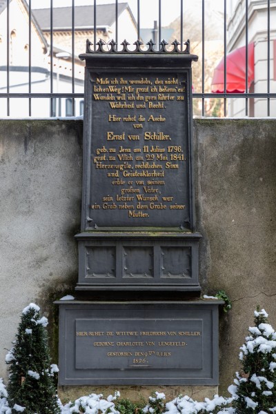 Bonn, Alter Friedhof, Grabstätte -von Schiller- -- 2018 -- 0875