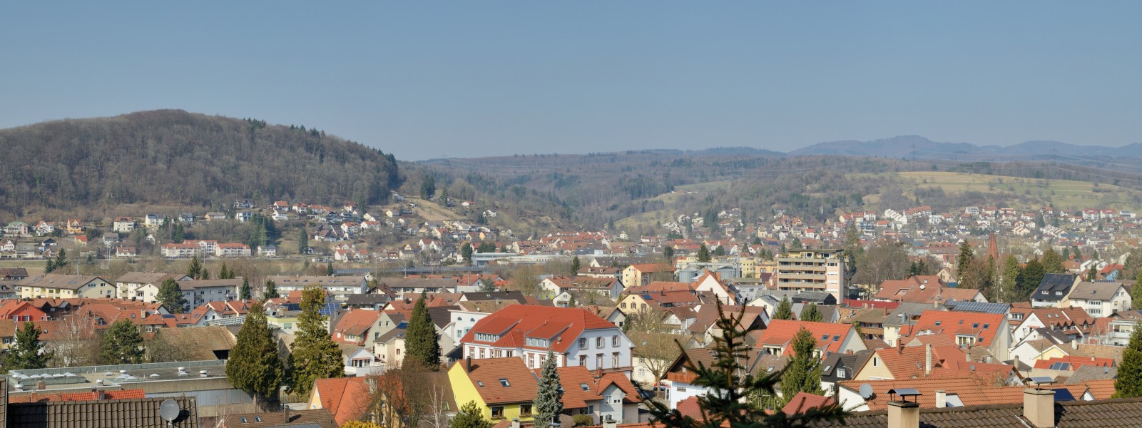 Brombach - Blick auf Brombach und Hauingen