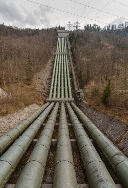 Central hidroeléctrica de Walchensee, Kochel, Baviera, Alemania, 2014-03-22, DD 11-13 HDR
