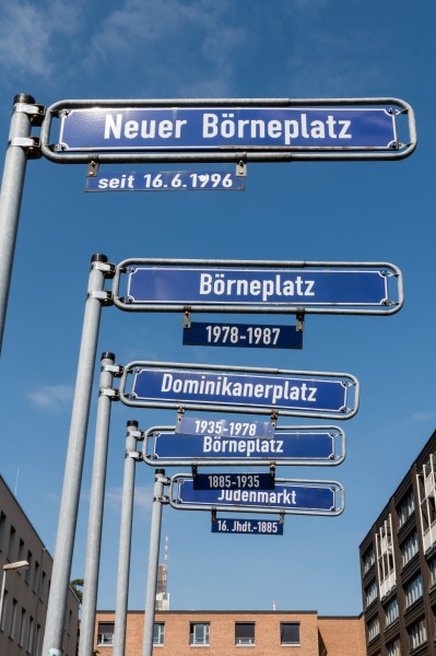 Frankfurt am Main, Gedenkstätte Neuer Börneplatz -- 2015 -- 6718