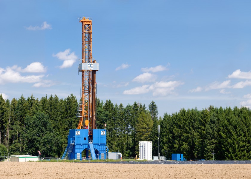 Geothermie Bohrturm