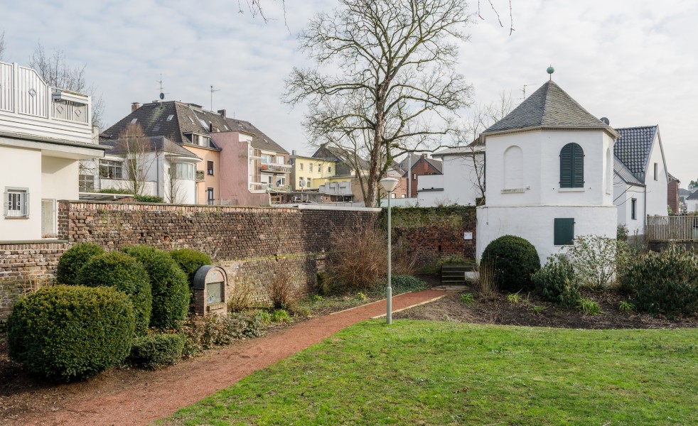 Krefeld, Uerdingen, Stadtmauer, Nordwestturm, 2018-02 CN-04