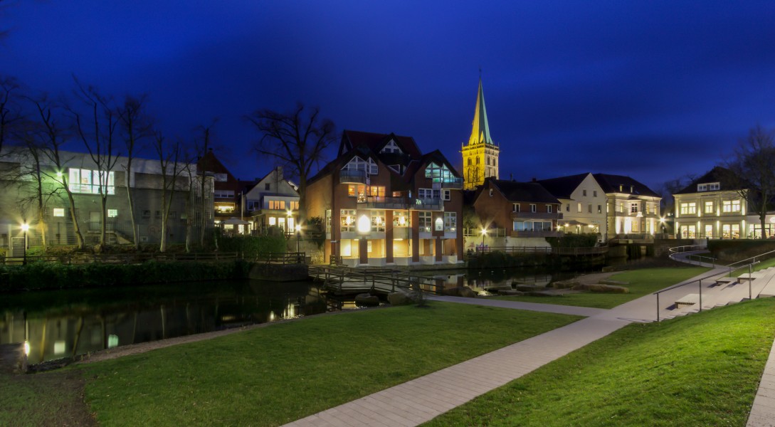 Lüdinghausen, Stadtansicht (nahe der Borgmühle) -- 2014 -- 1