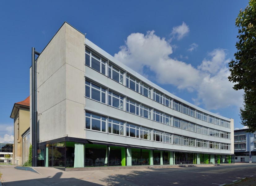 Lörrach - Hans-Thoma-Gymnasium - Erster Anbau Hofseite