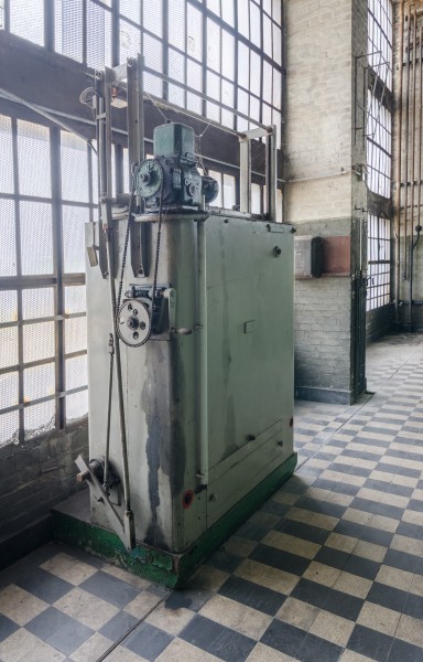 Moers, Schachtanlage Pattberg, Maschinenhalle, 2016-08 CN-17