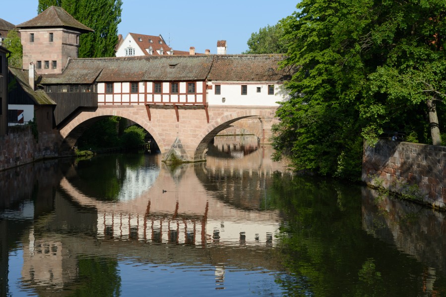 Nürnberg Henkerturm - Brücke 01