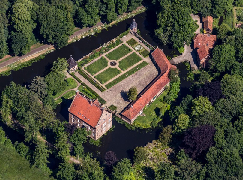Ochtrup, Welbergen, Haus Welbergen -- 2014 -- 9461 -- Ausschnitt