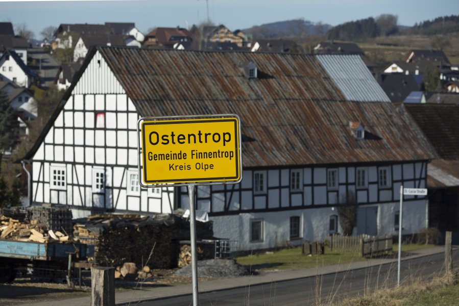 Ostentrop Germany City-limit-sign-of-Ostentrop-02
