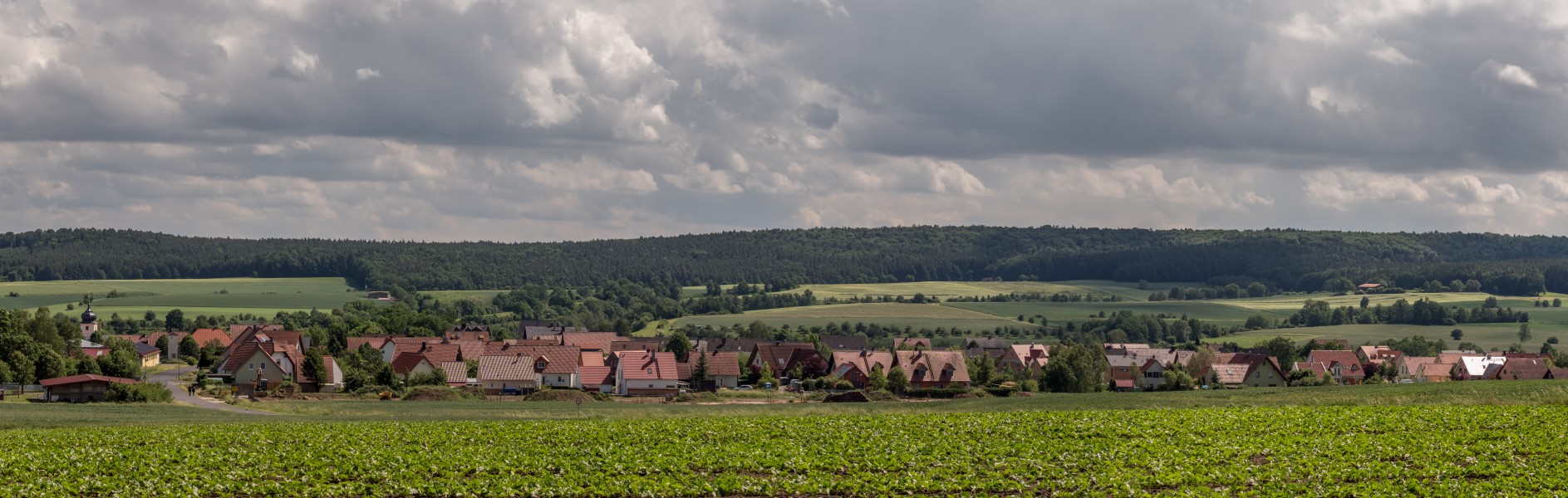 Schönbrunn im Steigerwald 17RM4218-Pano