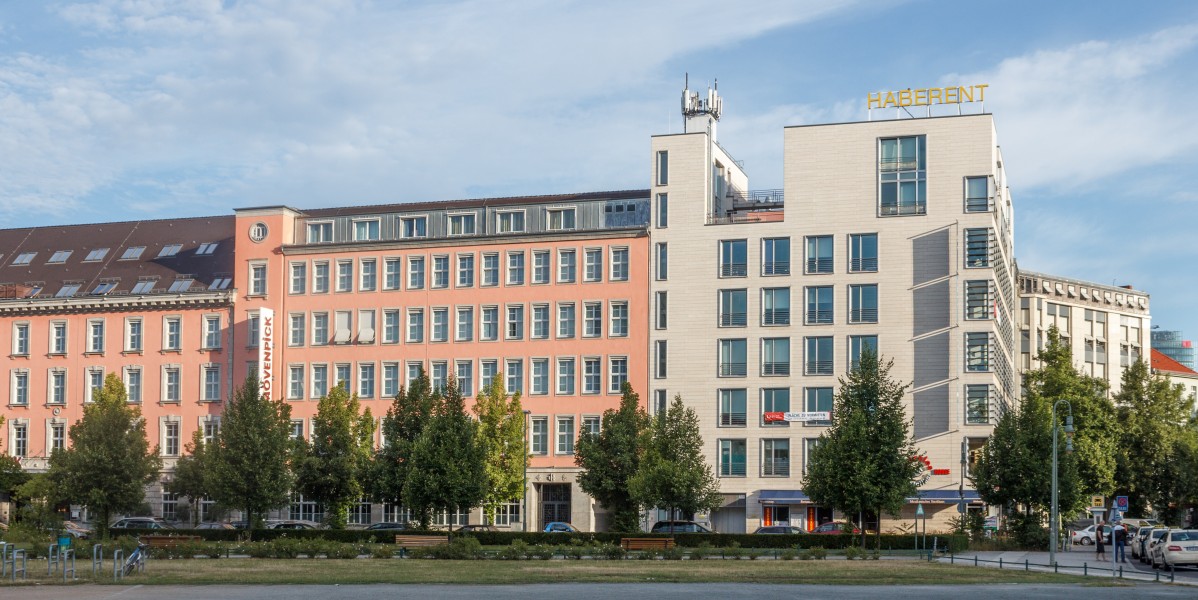 Schöneberger Strasse from Anhalter Bahnhof, Berlin, Germany, 2014-07-13-3368