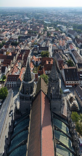 Ulm Münster Westturm Aussicht O 01