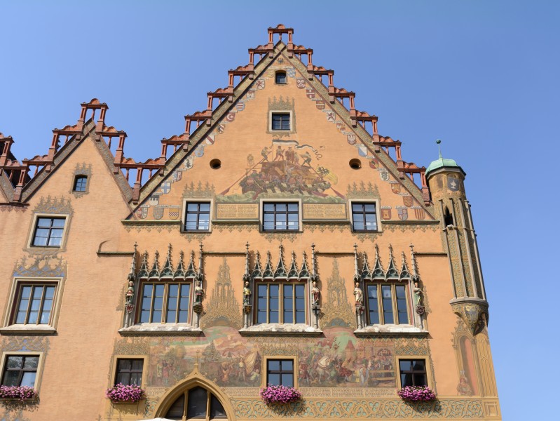 Ulm Rathaus Südseite 03