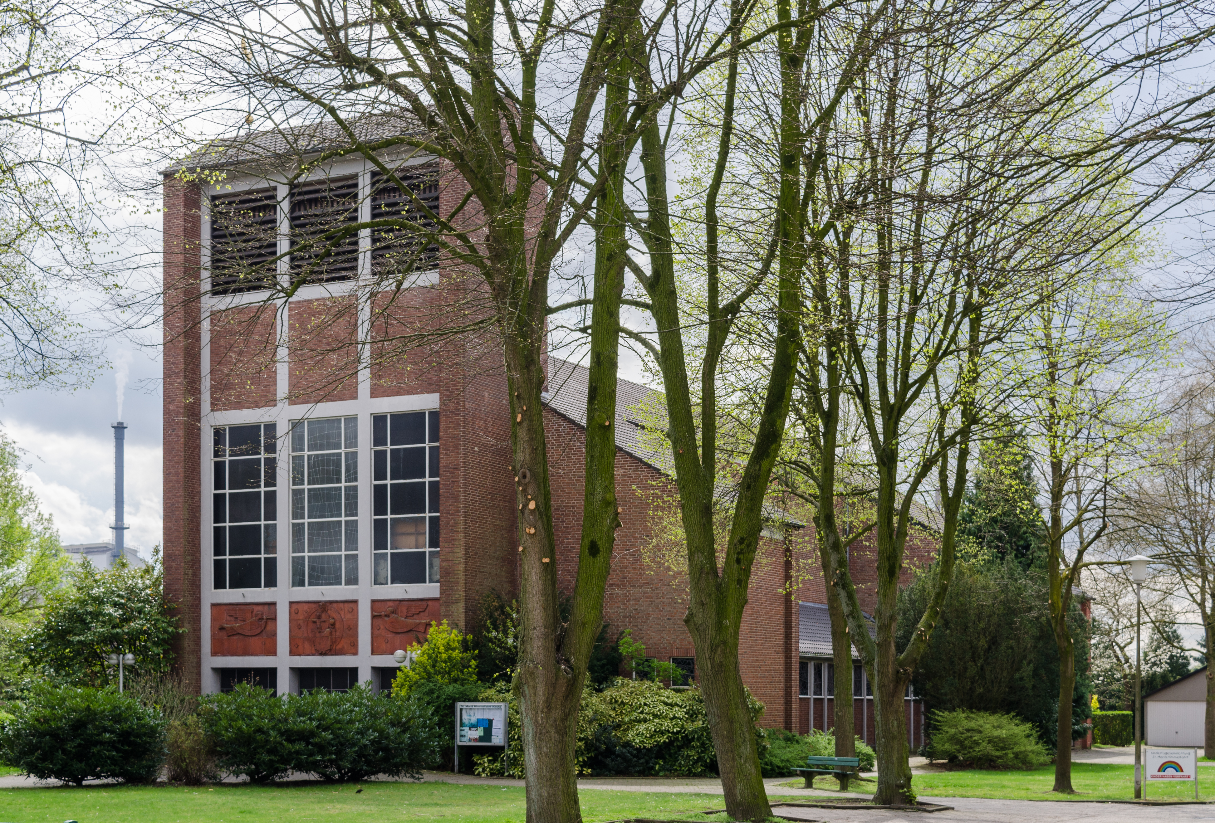 Rheinberg, Ossenberg, St. Mariä Himmelfahrt, 2018-04 CN-01