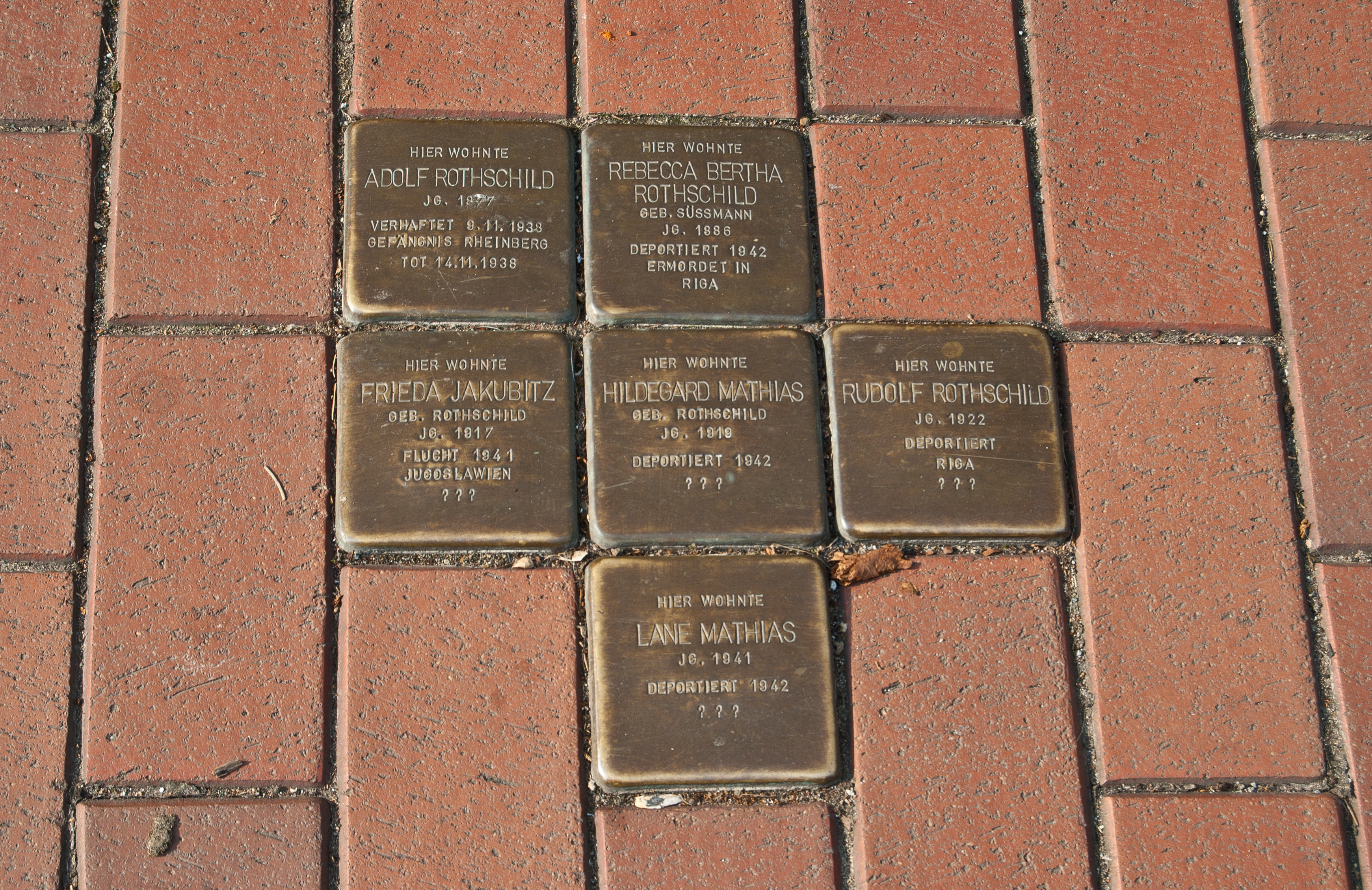 Rheinberg, Stolpersteine, 2012-04 CN-02