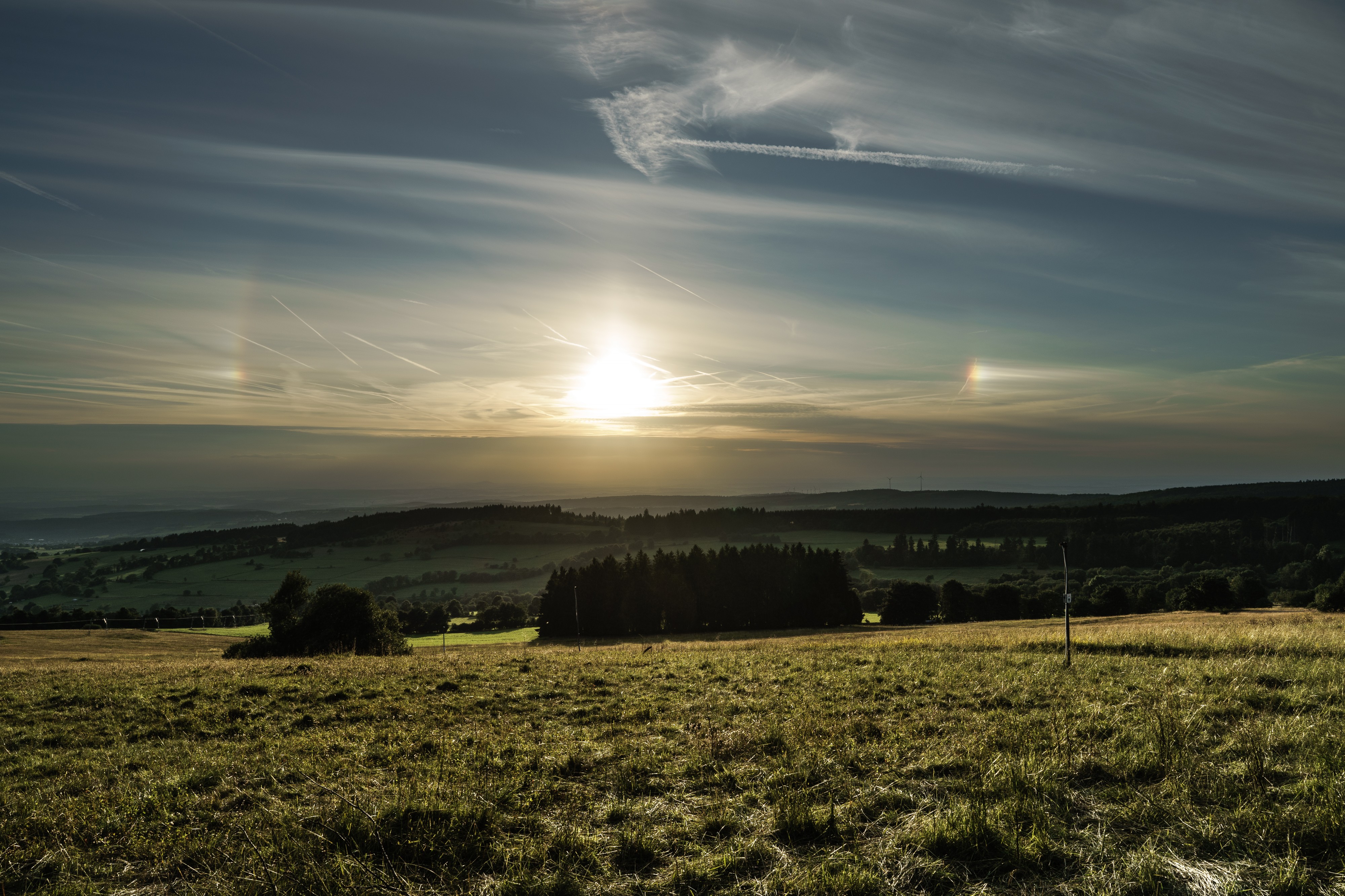 Doppelsonne Halo Hoherodskopf Hessen 15-07-2017