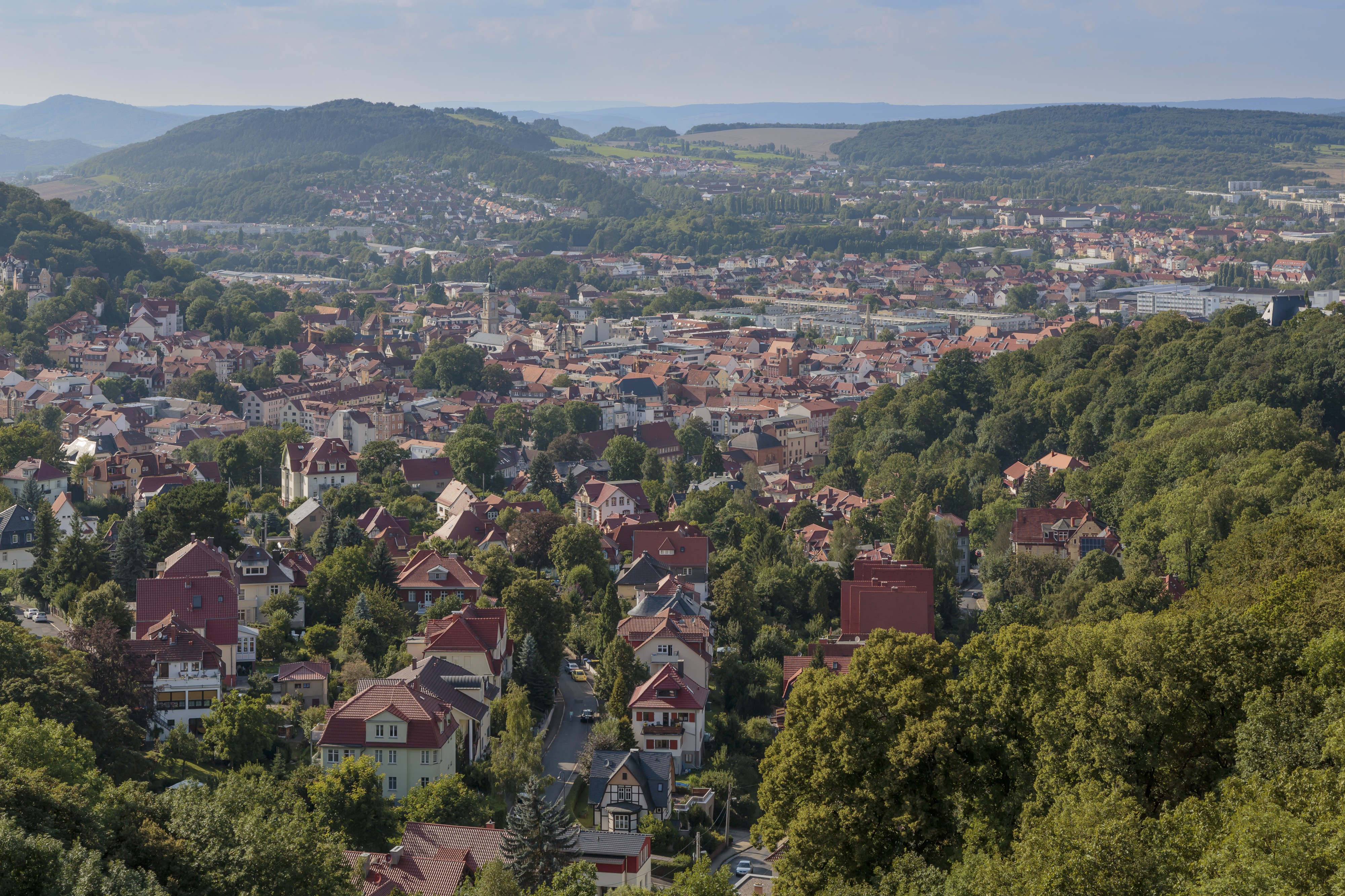 Eisenach Germany View-from-Burschenschaftsdenkmal-01