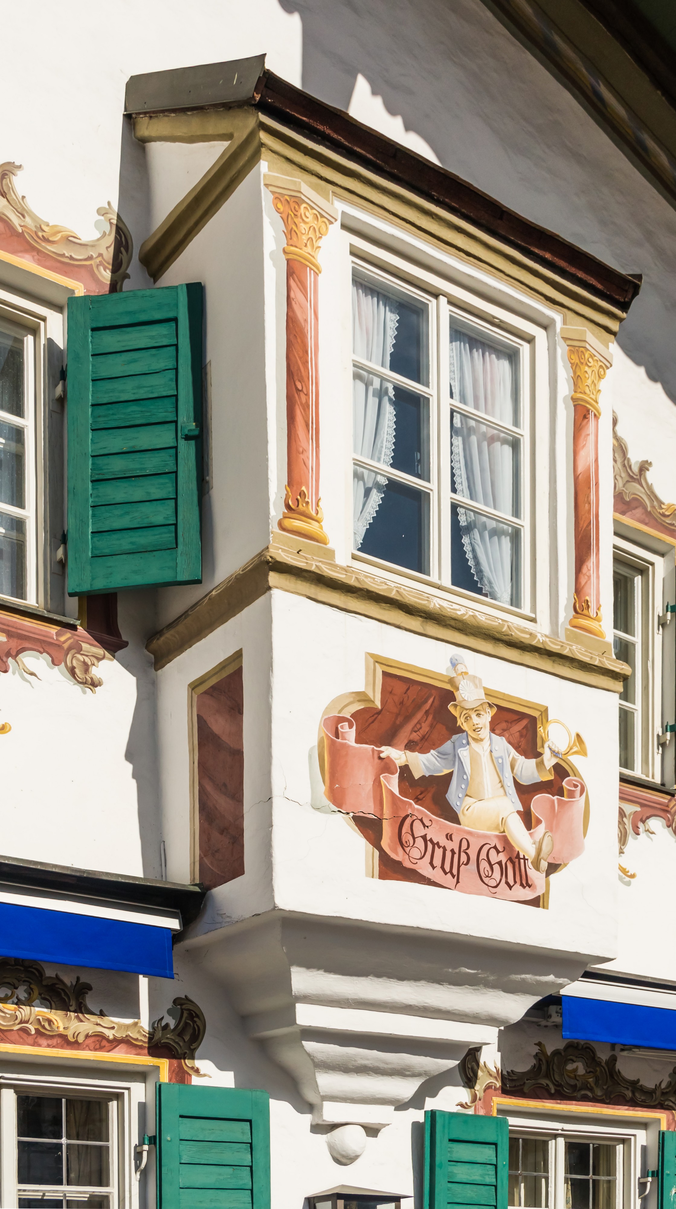 Grüss Gott, Oberammergau, Bavaria, Germany